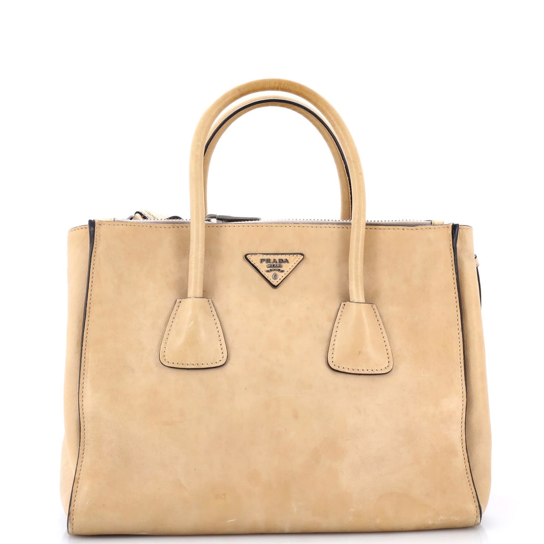 Twin Pocket Convertible Tote Leather Medium by Prada (1 of 8)