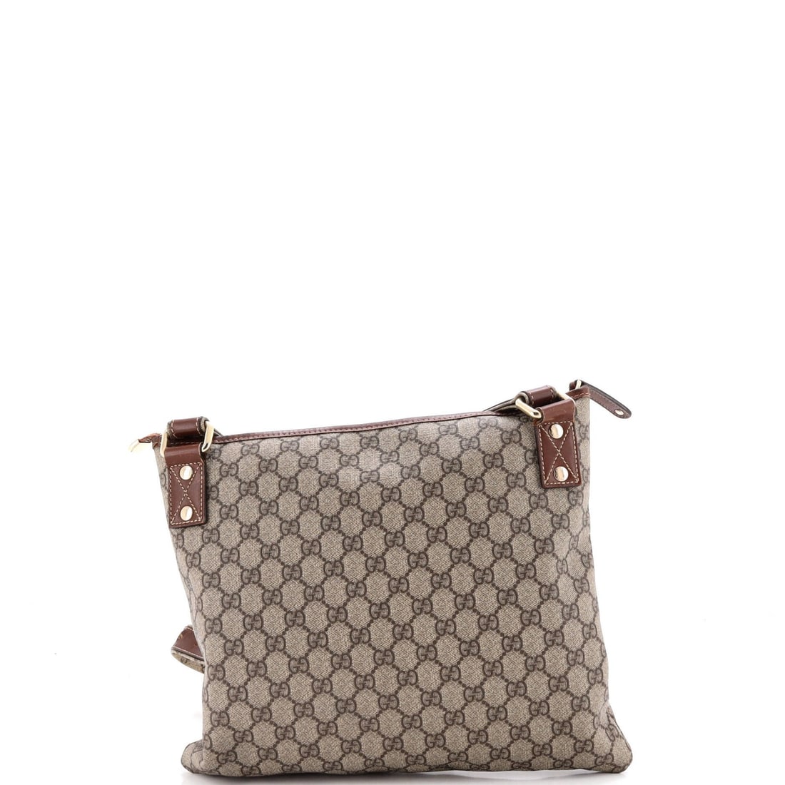 Flat Large Canvas Coated Messenger GG Gucci Web Loop - 3