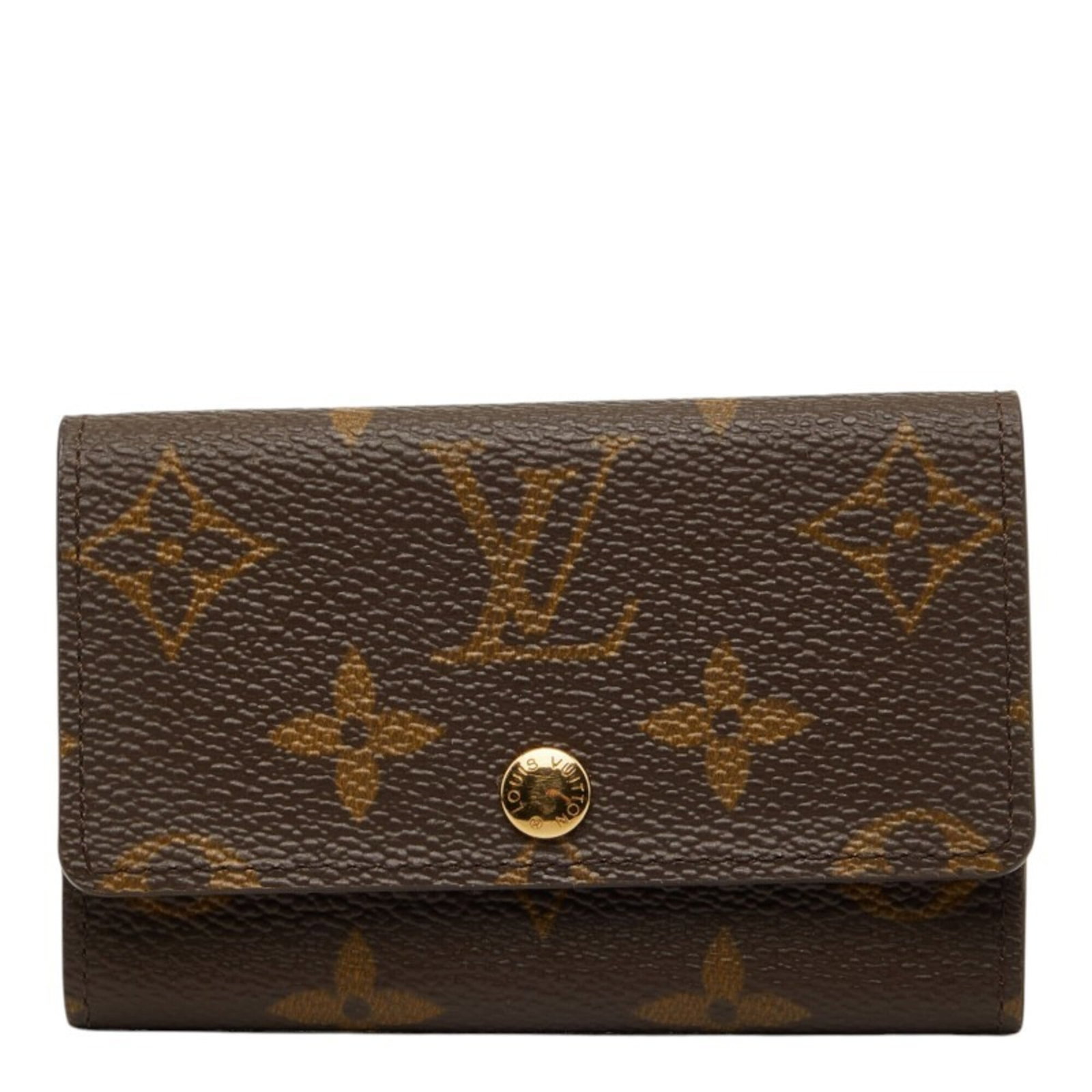 Multicles 6 Key Brown Leather 6 Ring Case Louis Vuitton Women'S Louis Vuitton: Multicles 6 Key Brown Leather 6 Ring Case Louis Vuitton Women'S Louis Vuitton Monogrammed in classic brown, this 6-ring case from Louis Vuitton Women's Line is a stylish accessory that complements