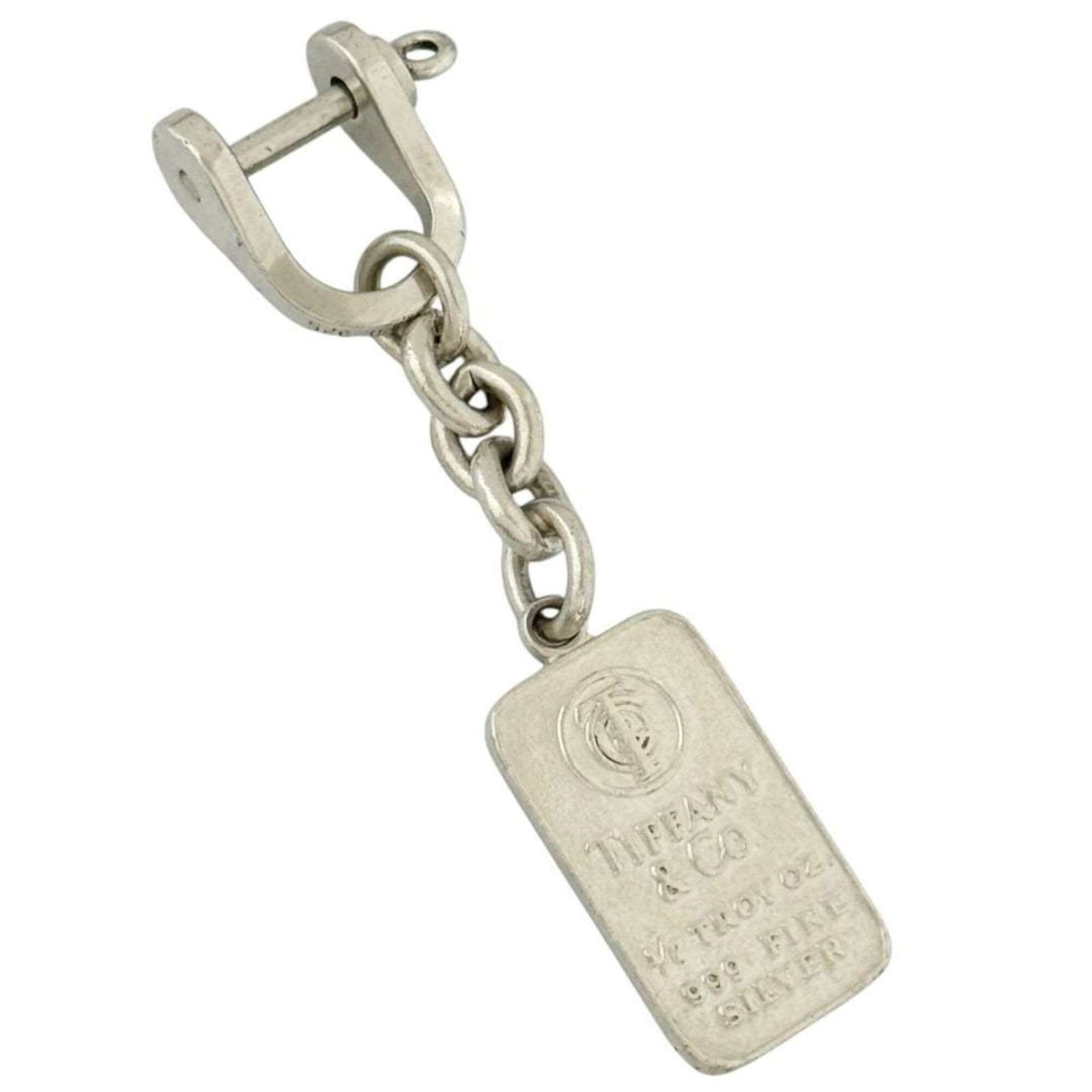 Tiffany Keyring Silver 925: Tiffany Keyring Silver 925 Silver 925 keyring from Tiffany, crafted with a sleek design that adds a touch of sophistication to any outfit. Made from high-quality silver, this keyring is a subtle yet s