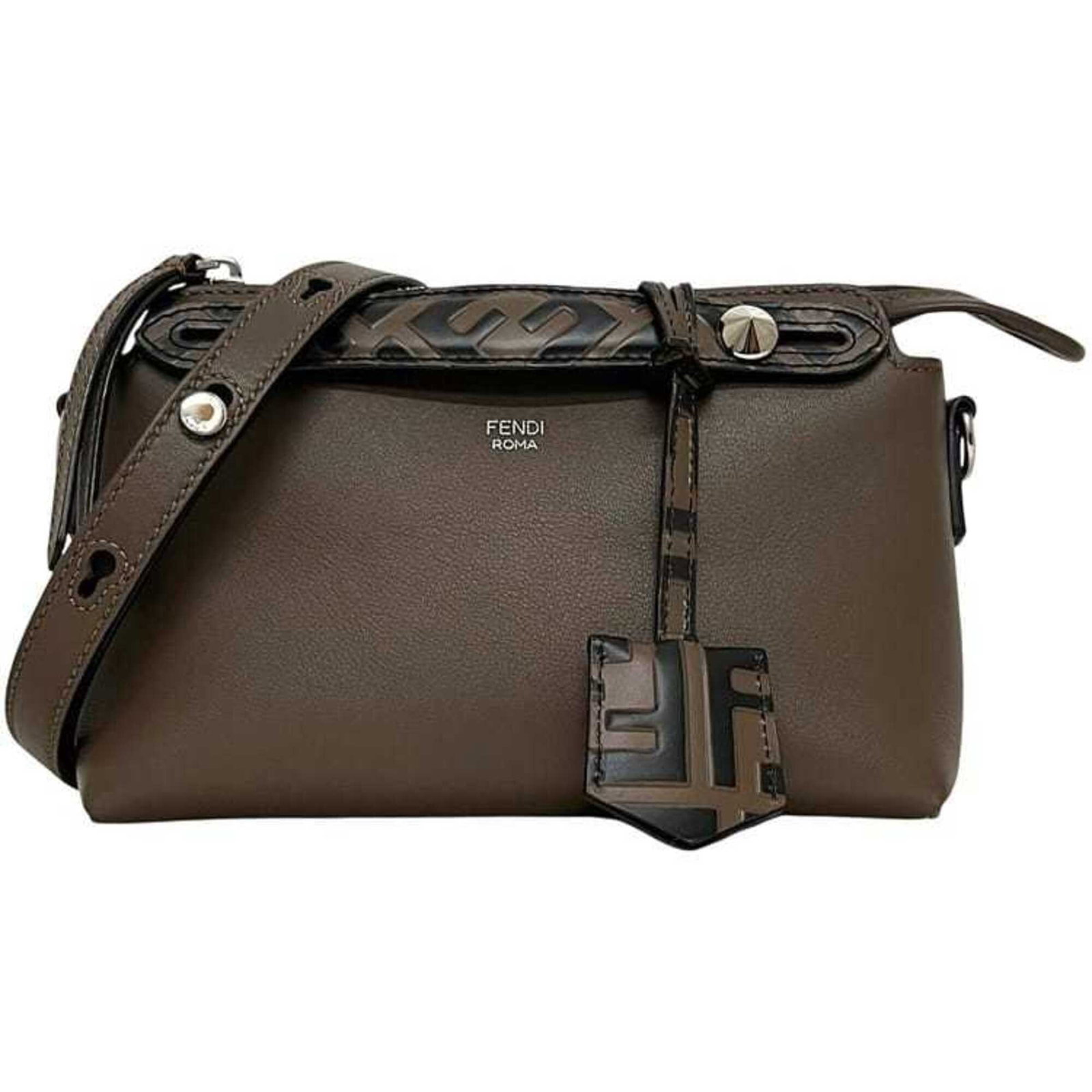Shoulder Bag Leather: Shoulder Bag Leather The Fendi MPN 8BL145 Shoulder Bag is crafted from high-quality leather, offering a sleek and sophisticated design. Measuring 14cm x 21cm x 9cm, this stylish bag features a