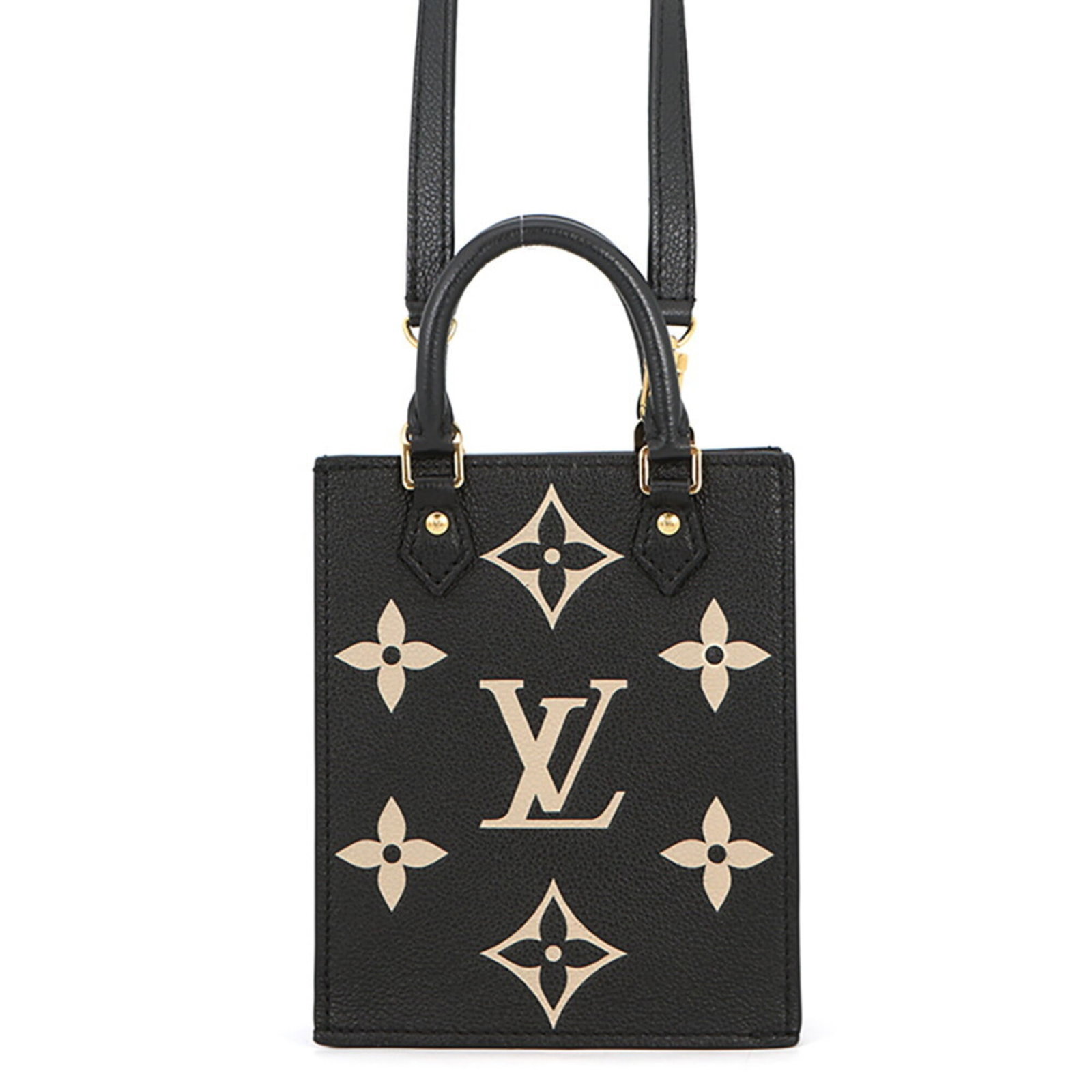 Handbag Louis Vuitton Monogram Empreinte: Handbag Louis Vuitton Monogram Empreinte Handbag Louis Vuitton Monogram Empreinte is a stylish and iconic piece from the renowned French fashion brand. Made from high-quality Monogram Empreinte