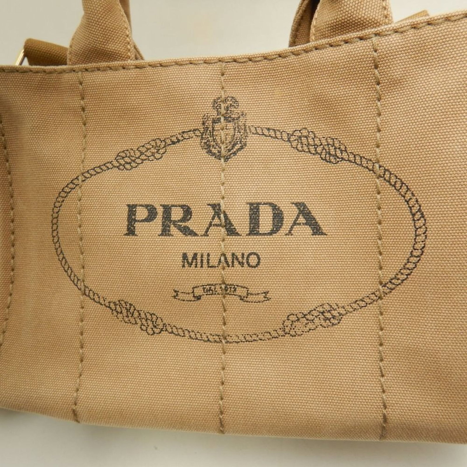 Canvas Prada Tote - 11