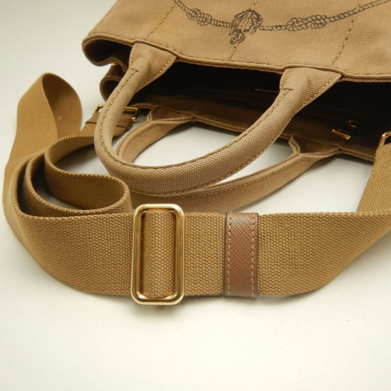 Canvas Prada Tote - 3
