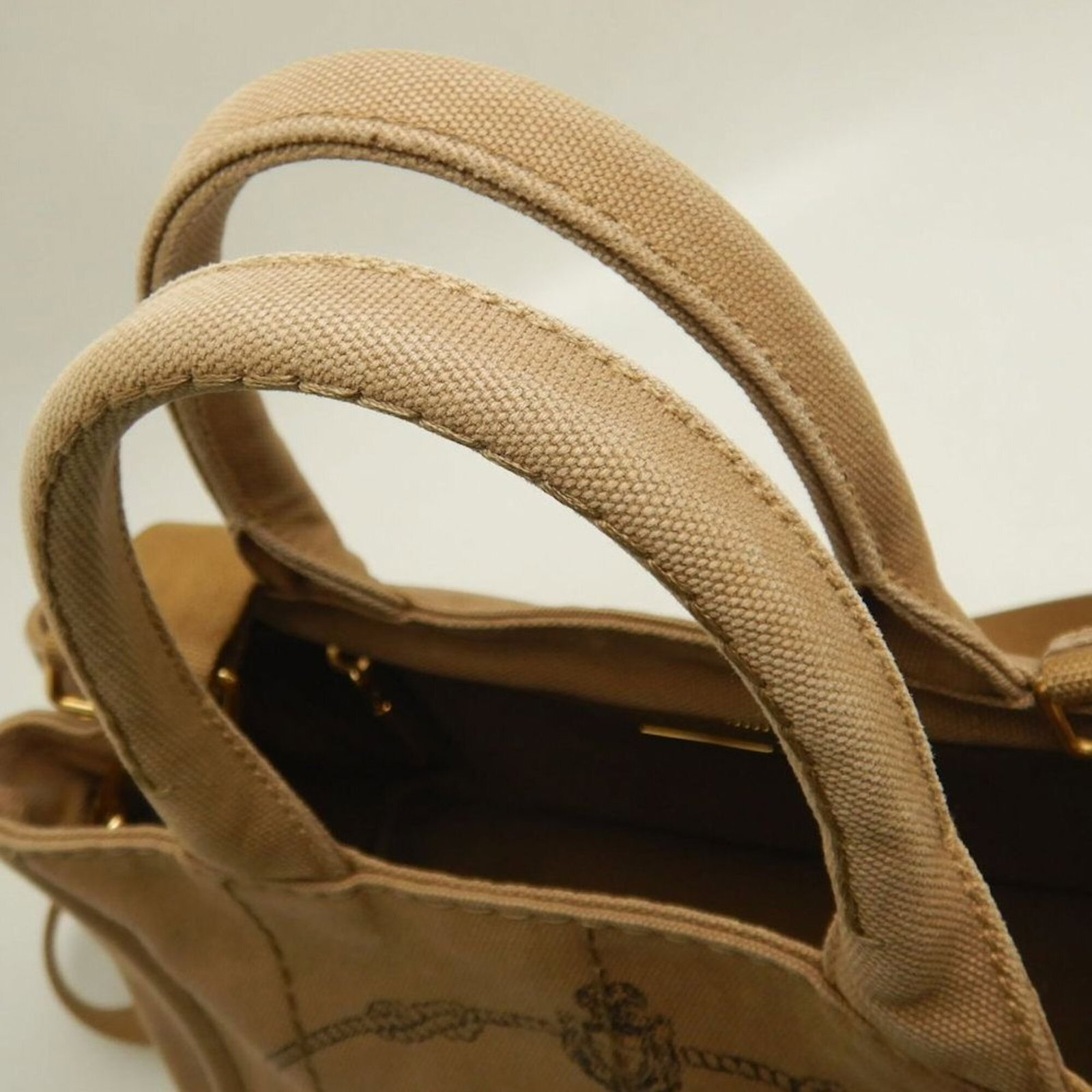 Canvas Prada Tote - 9
