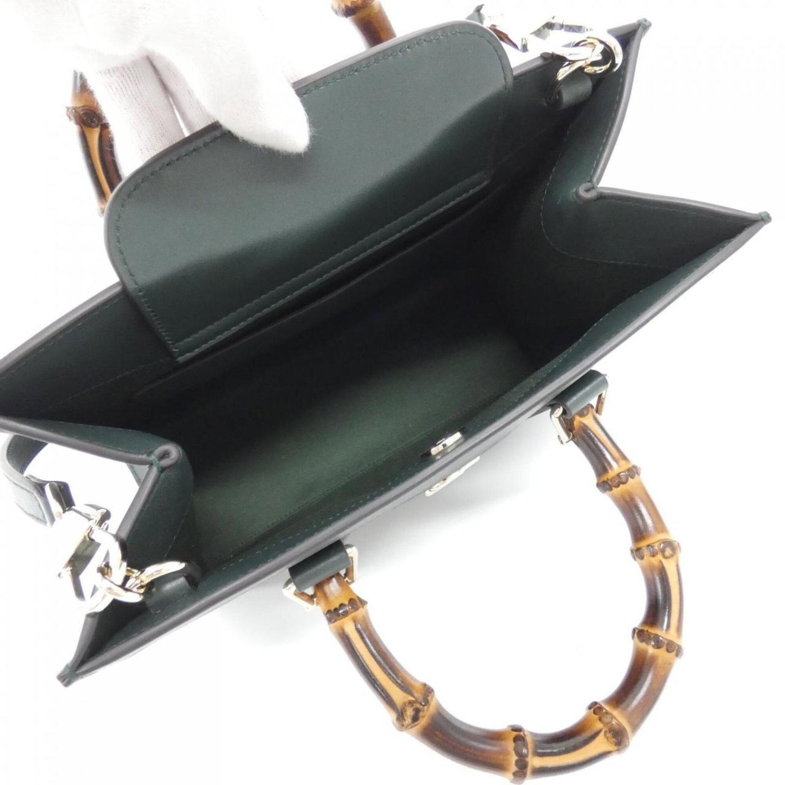 Handbag Leather Gucci - 8