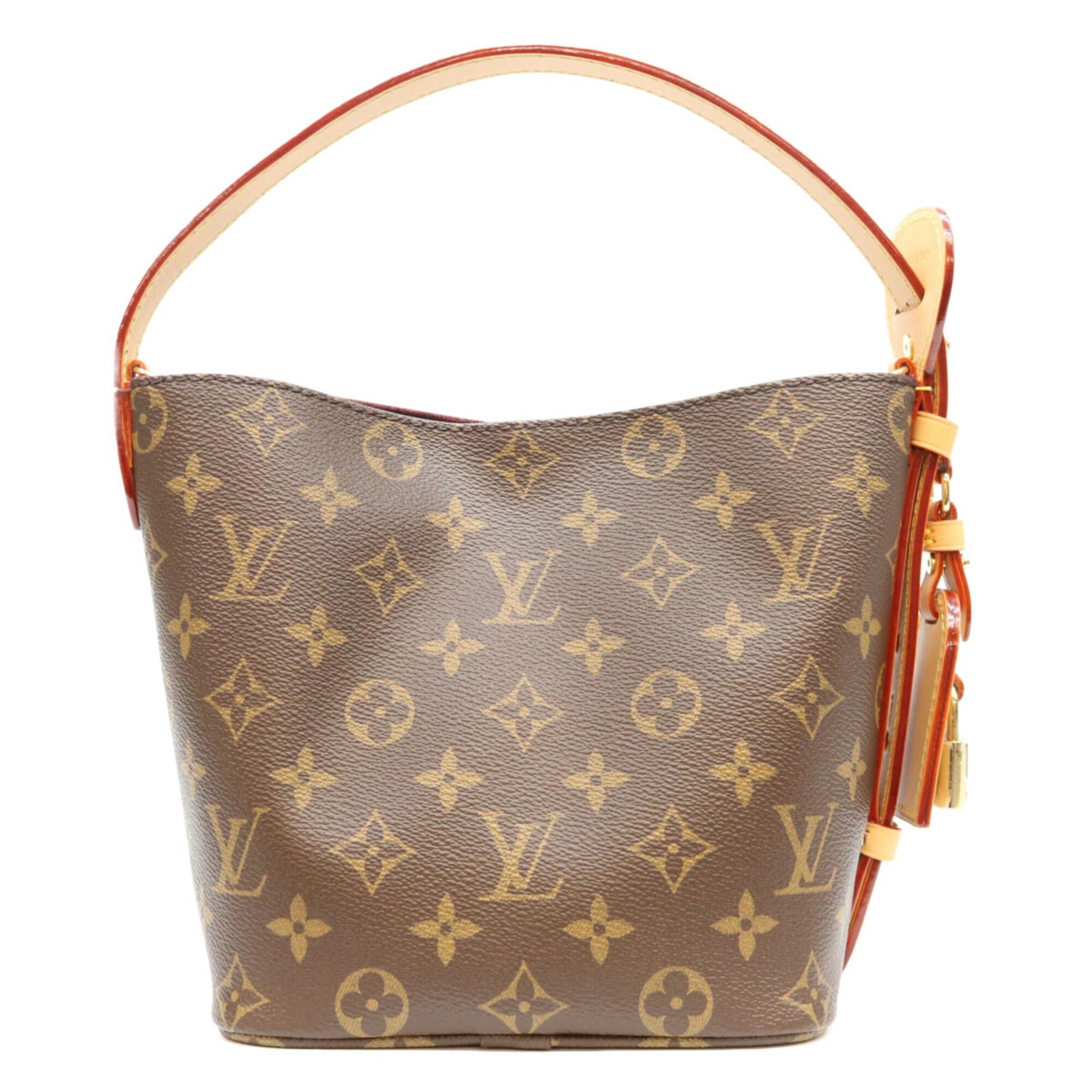 Shoulder Bag Monogram Louis Vuitton: Shoulder Bag Monogram Louis Vuitton Brown Monogram Louis Vuitton Shoulder Bag with Gold Hardware. This classic shoulder bag features the iconic monogram pattern in a rich brown color, complemented by