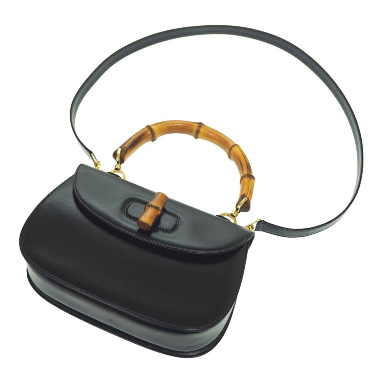 Handbag Leather Gucci - 4
