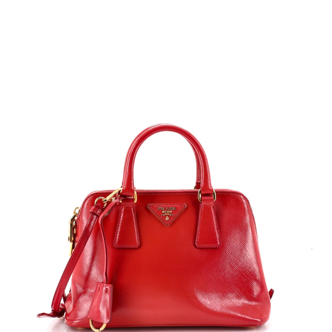 Vernice Saffiano Leather Prada Small Promenade Bag (1 of 6)