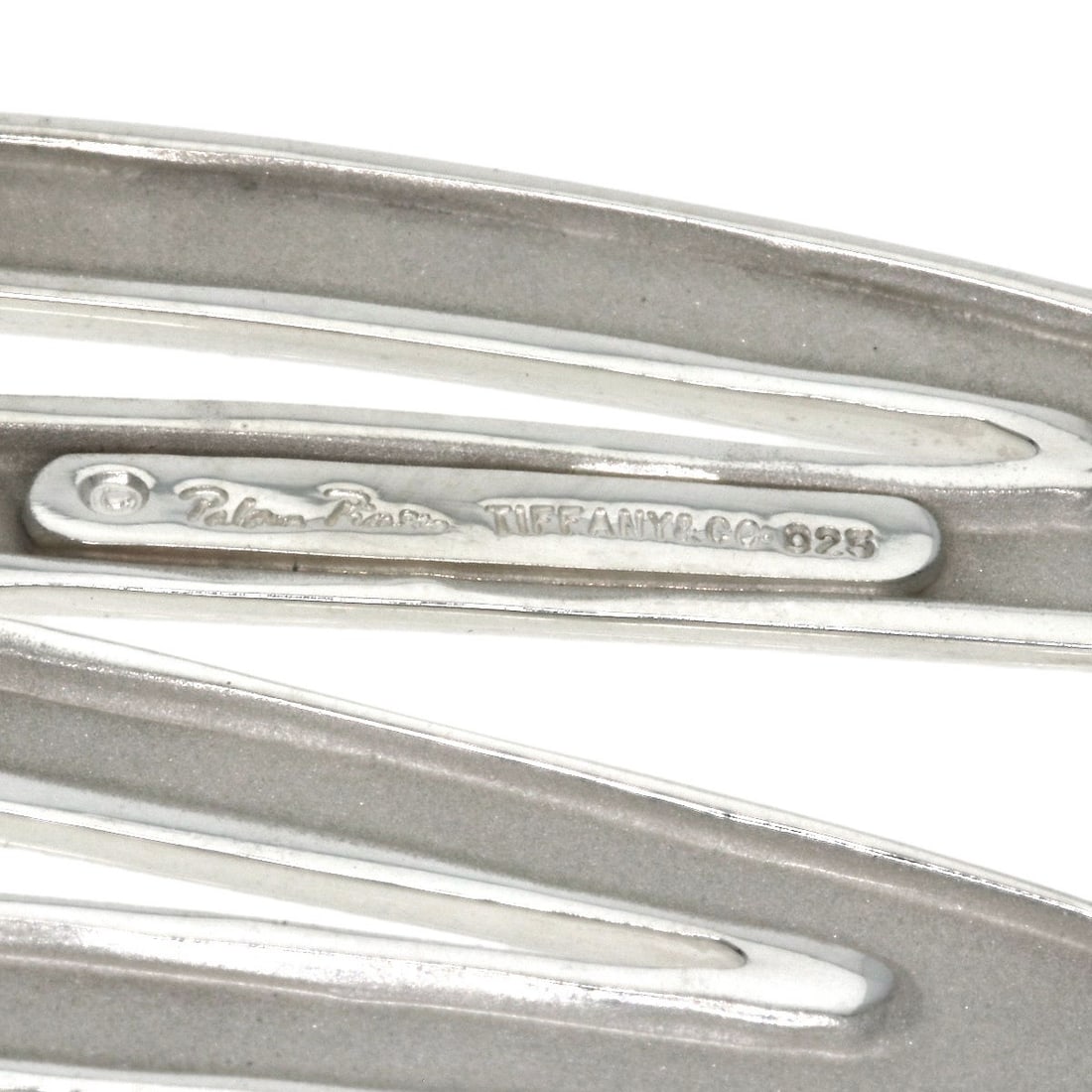 Tiffany Co Scribble Silver Brooch - 4