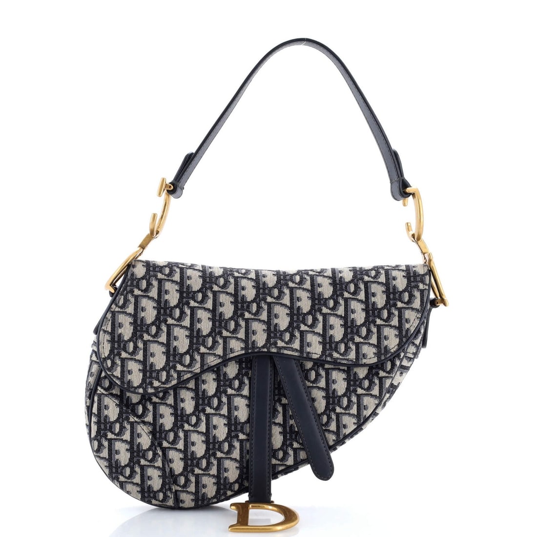 Canvas Oblique Medium Saddle Handbag Dior Christian: Canvas Oblique Medium Saddle Handbag Dior Christian Canvas Oblique Medium Saddle Handbag Dior Christian - A stylish and versatile shoulder bag with a classic oblique design, featuring a blue canvas ex