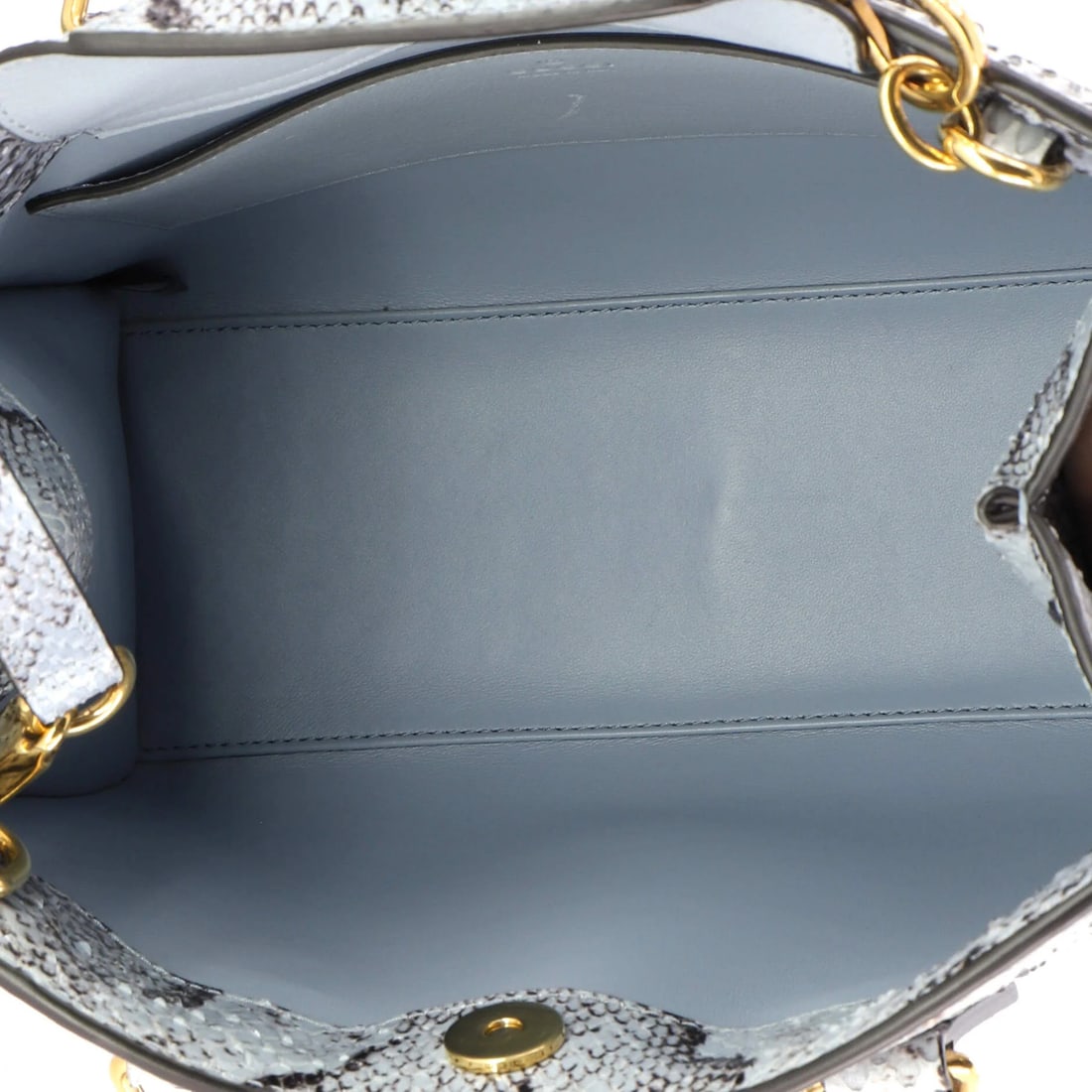 Diana Small Python Bamboo Handle Tote Gucci - 6