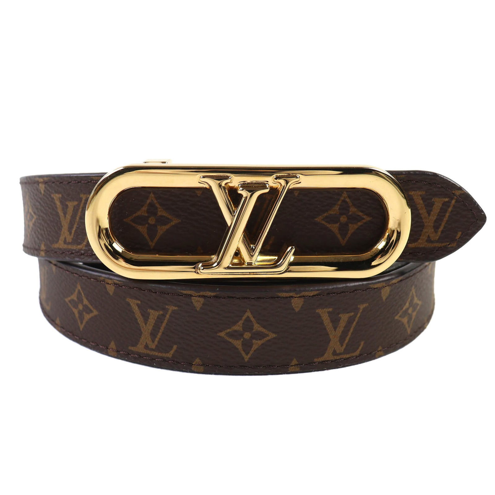 Standard belt by Louis Vuitton: Standard belt by Louis Vuitton Black leather standard belt from Louis Vuitton, featuring the iconic monogram pattern, measures 75cm-85cm in length, and bears a serial number bc0253. This classic acces