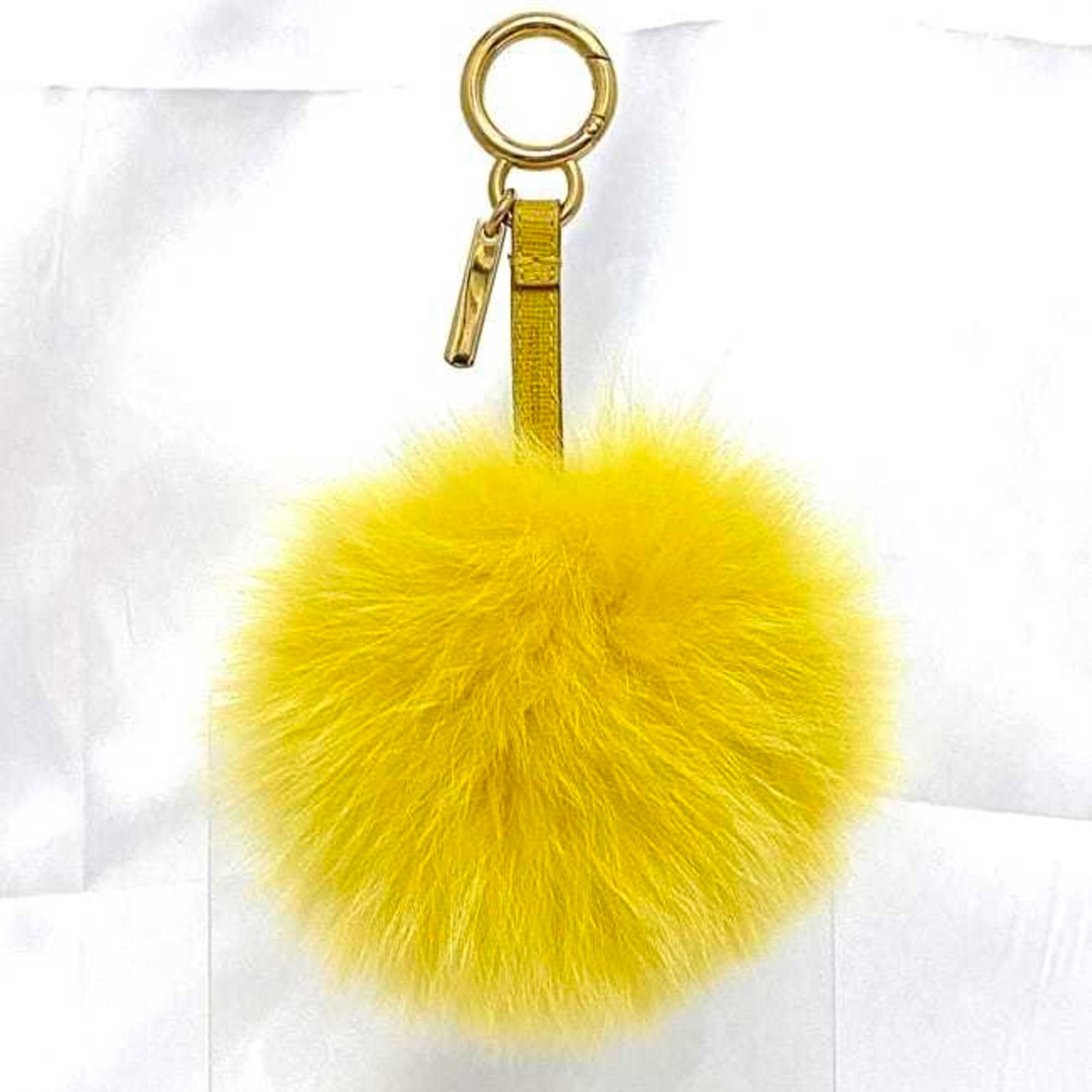 Fur keyring gold plating - 3