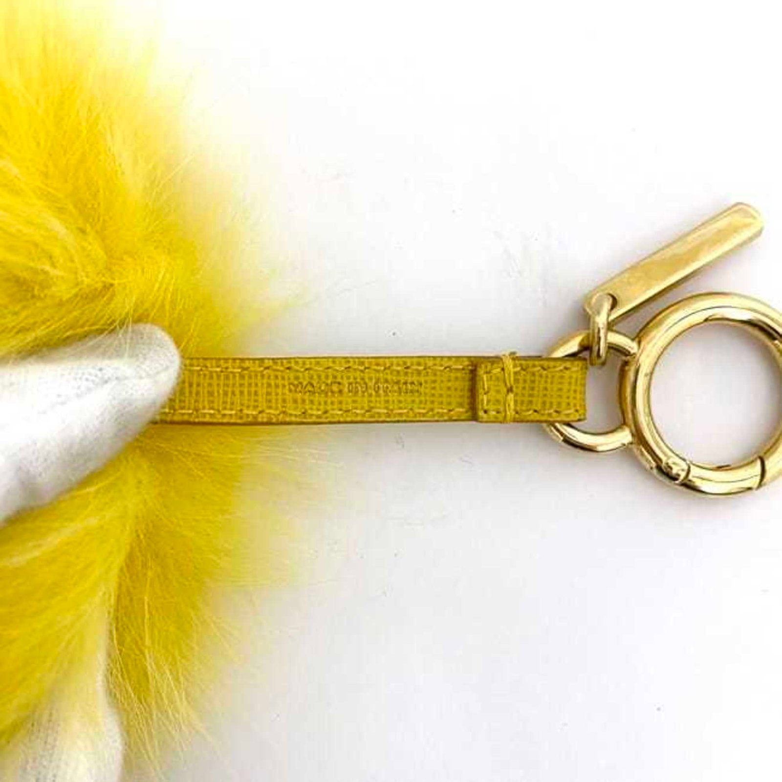 Fur keyring gold plating - 7