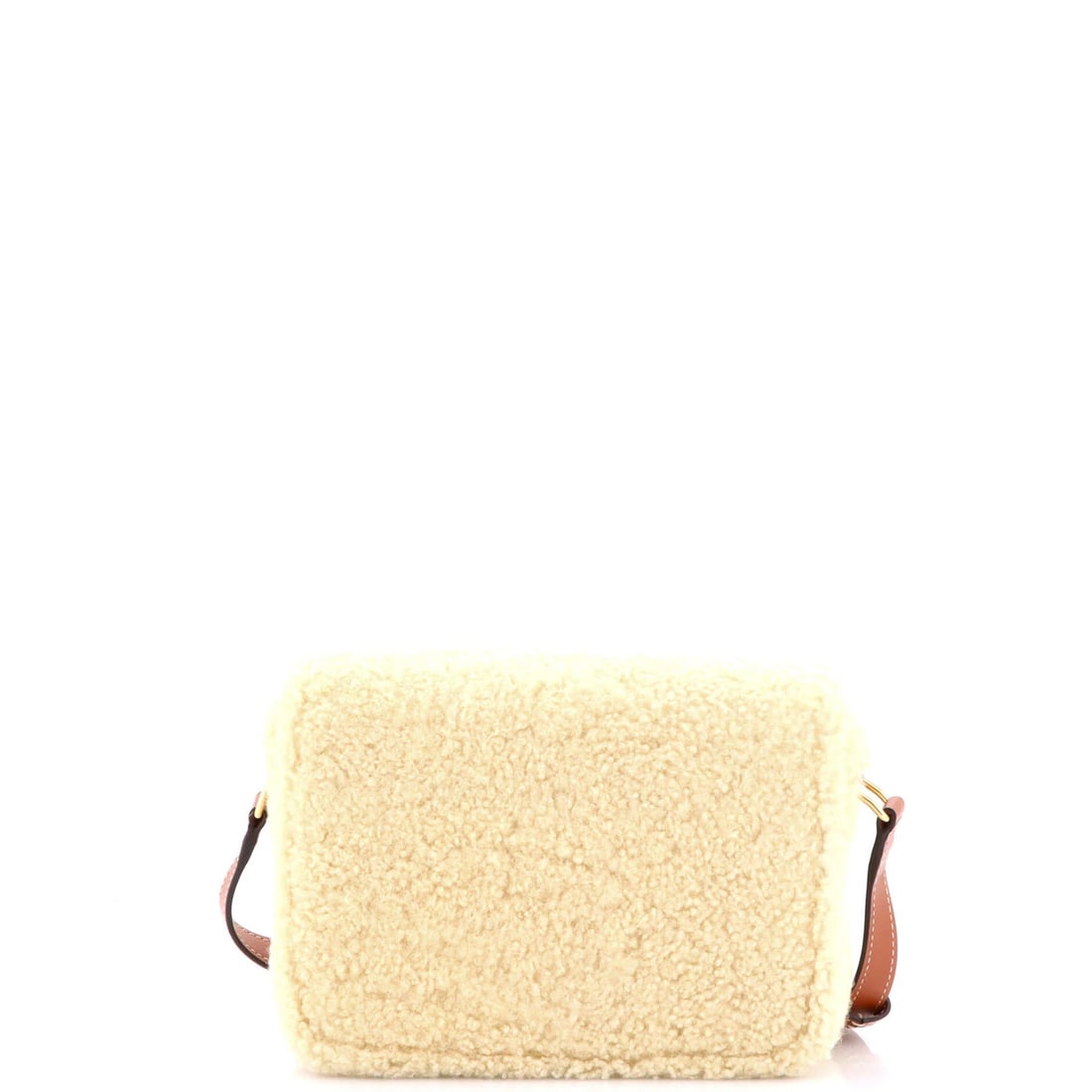 Shearling Celine Shoulder Bag Triomphe Medium - 3