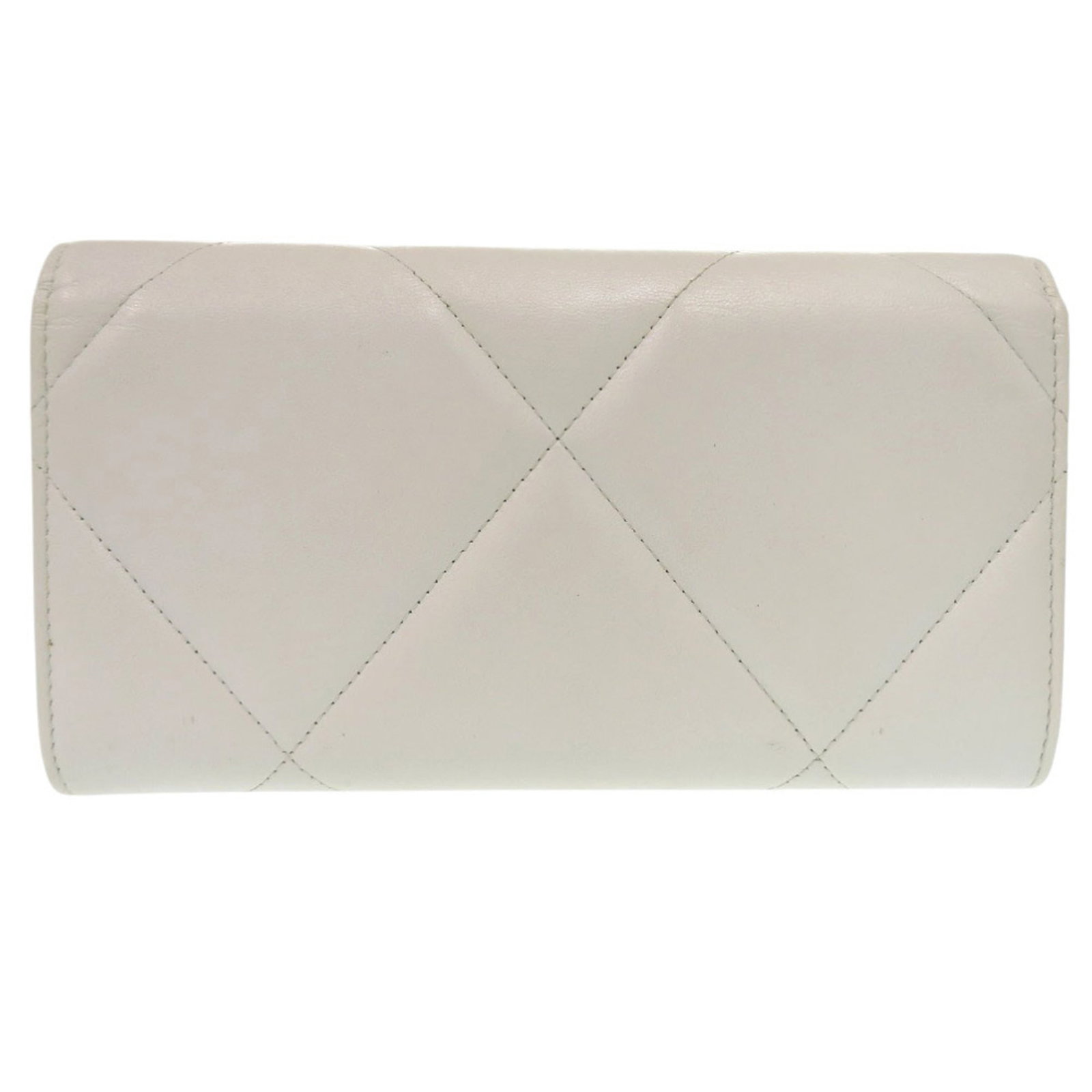 Long Wallet Tri Fold Leather Chanel - 2