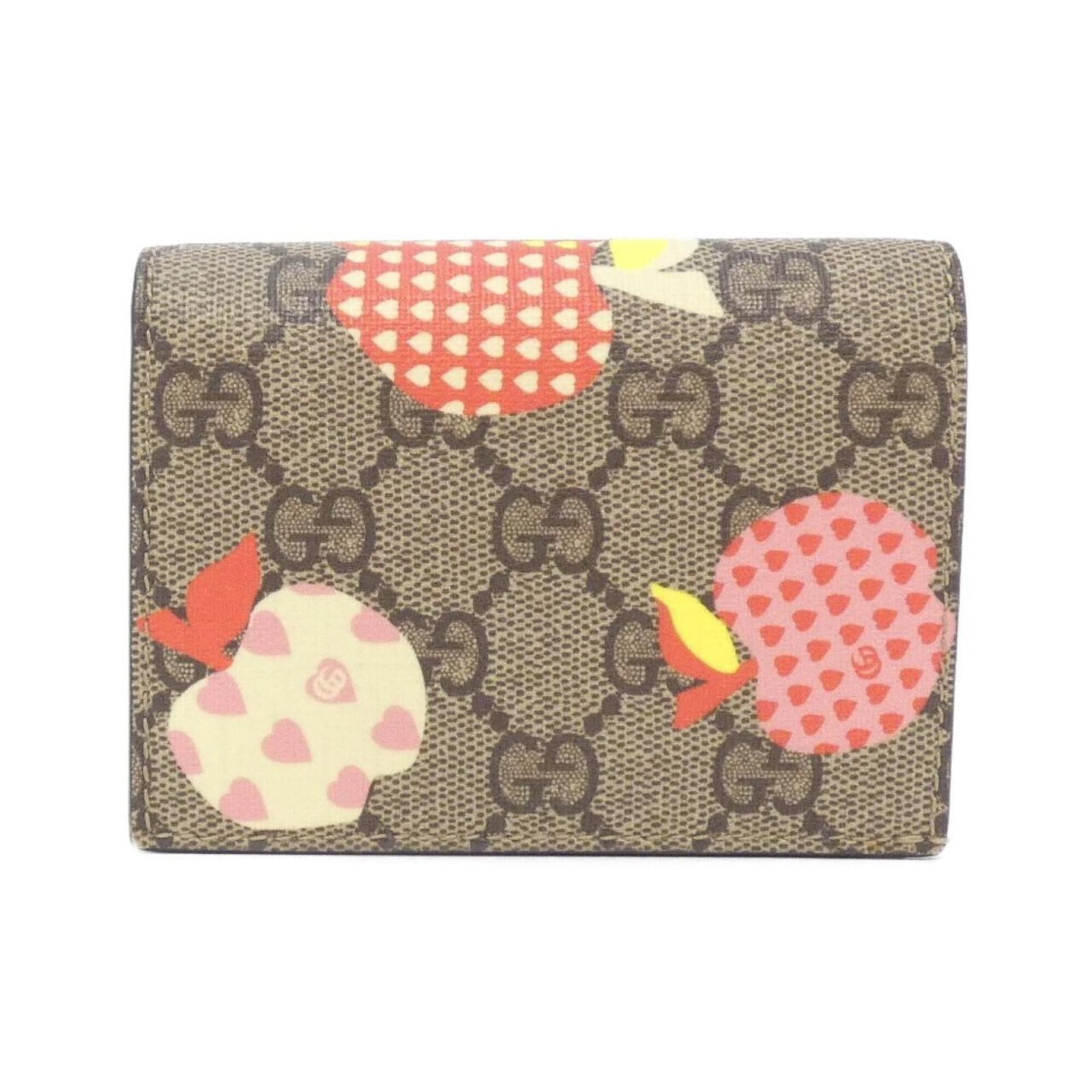 Gg Supreme Gg Bi Fold Wallet: Gg Supreme Gg Bi Fold Wallet The Gucci MPN 663922 22KAG bi-fold wallet features a striking GG Supreme design in beige and multi-color. Made from high-quality materials, this wallet measures 8cm x 11cm