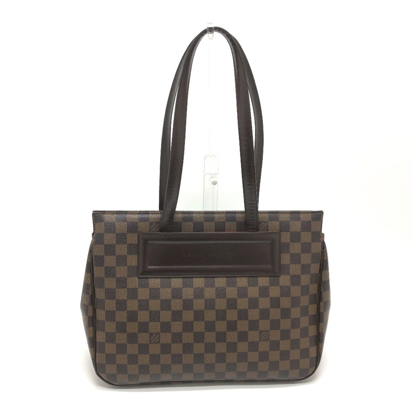 Damier Canvas Louis Vuitton Tote Shoulder Bag: Damier Canvas Louis Vuitton Tote Shoulder Bag Damier Canvas Louis Vuitton Tote Shoulder Bag in Brown features a classic design with an open Damier Canvas outer pocket, perfect for everyday use.