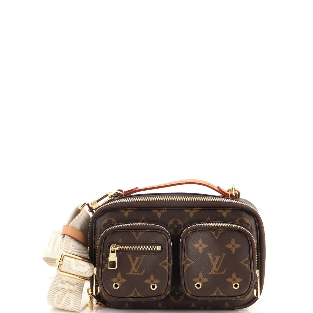 Canvas bag Crossbody Louis Vuitton Monogram Utility: Canvas bag Crossbody Louis Vuitton Monogram Utility Canvas bag with iconic Louis Vuitton Monogram Utility design, featuring a classic cross-body style and brown canvas exterior. This versatile bag