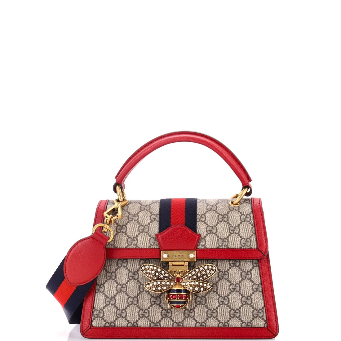 Small Top Handle Bag Coated Canvas with Leather GG Gucci: Small Top Handle Bag Coated Canvas with Leather GG Gucci Small Top Handle Bag Coated Canvas with Leather GG Gucci features a classic design with a brown exterior and neutral interior. The bag boasts