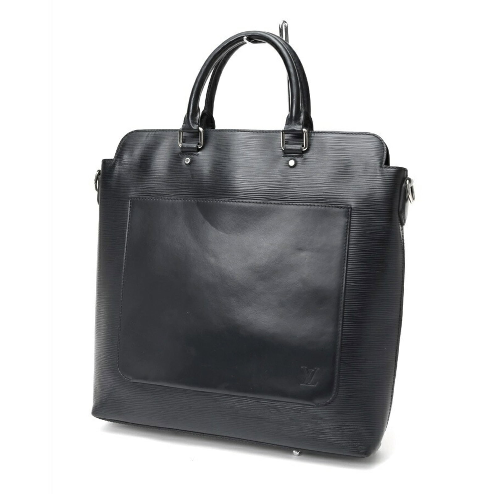 Epi Leather Louis Vuitton Tote Bag: Epi Leather Louis Vuitton Tote Bag The Epi Leather Louis Vuitton Tote Bag is a timeless and sophisticated accessory, crafted from high-quality Epi leather in a sleek black finish. Measuring 35cm x