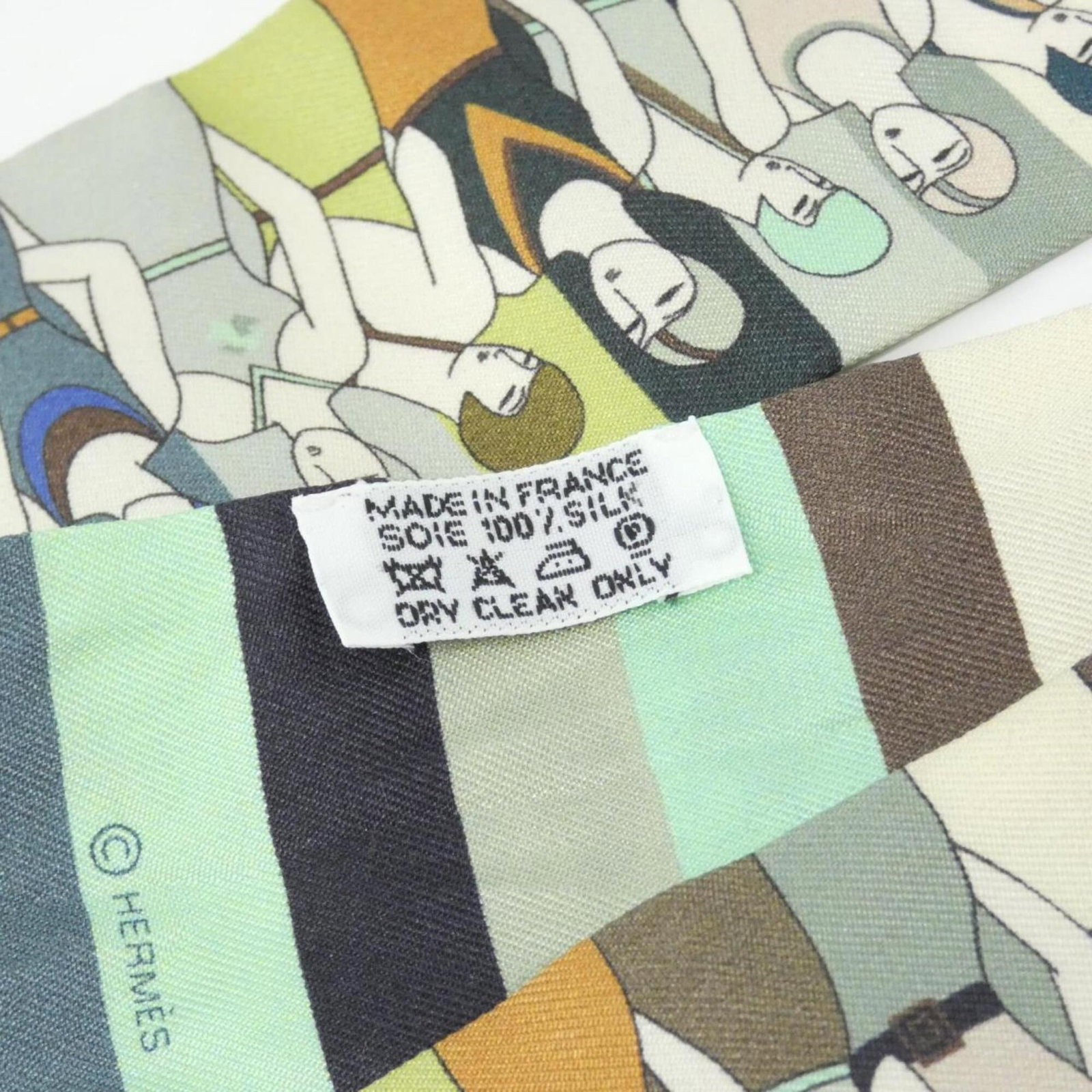 Silk Hermes Scarf - 3