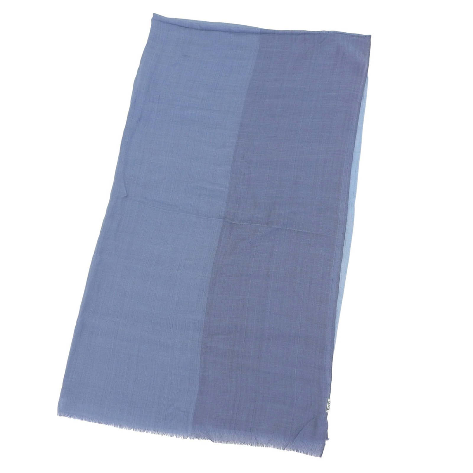 Hermes Stole Cashmere Silk: Hermes Stole Cashmere Silk Cashmere and silk blend create a luxurious fabric in this 2.29m x 1.3m blue Hermes stole. The combination of materials and size make it a statement piece for any wardrobe. W