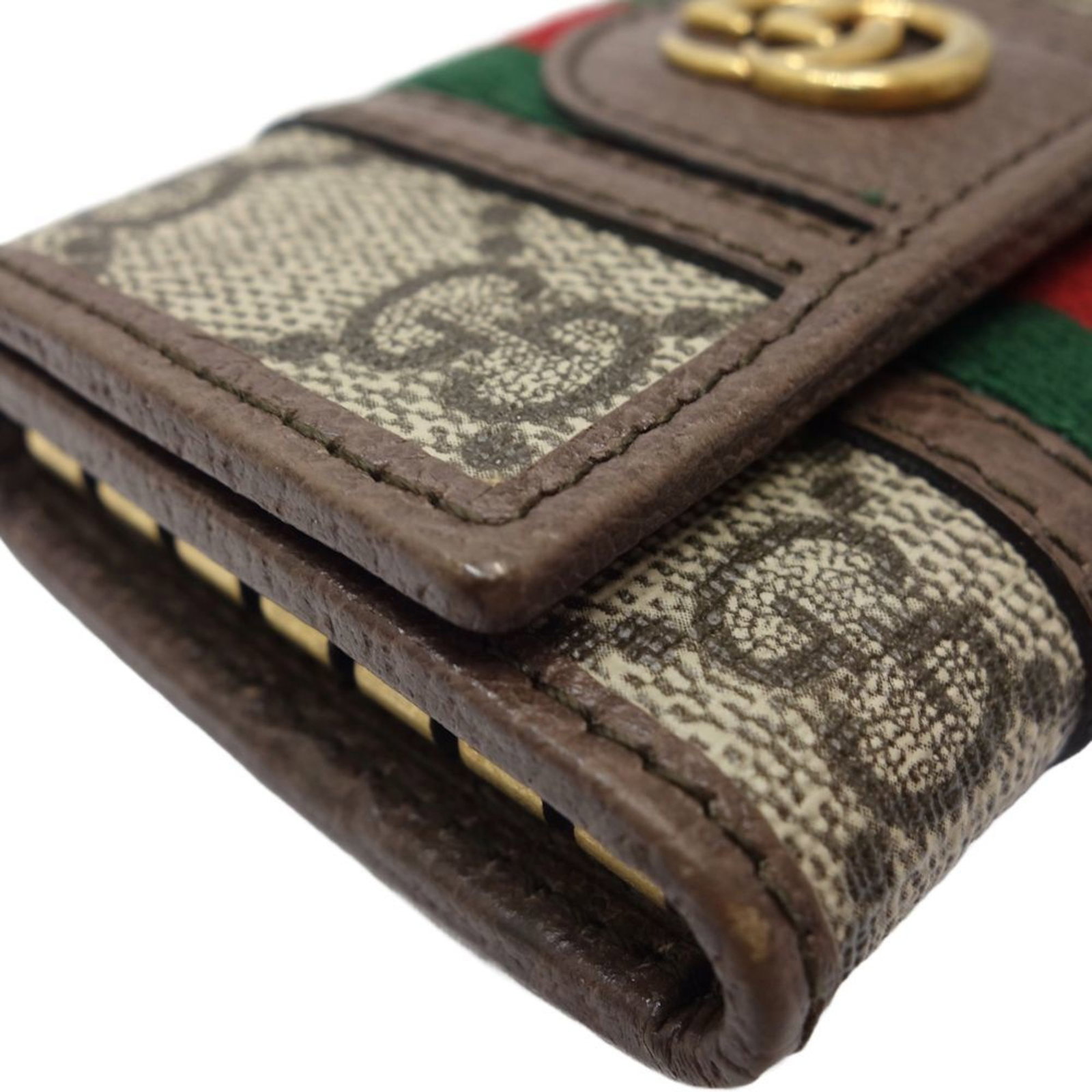 Canvas leather keycase by Gucci - 4