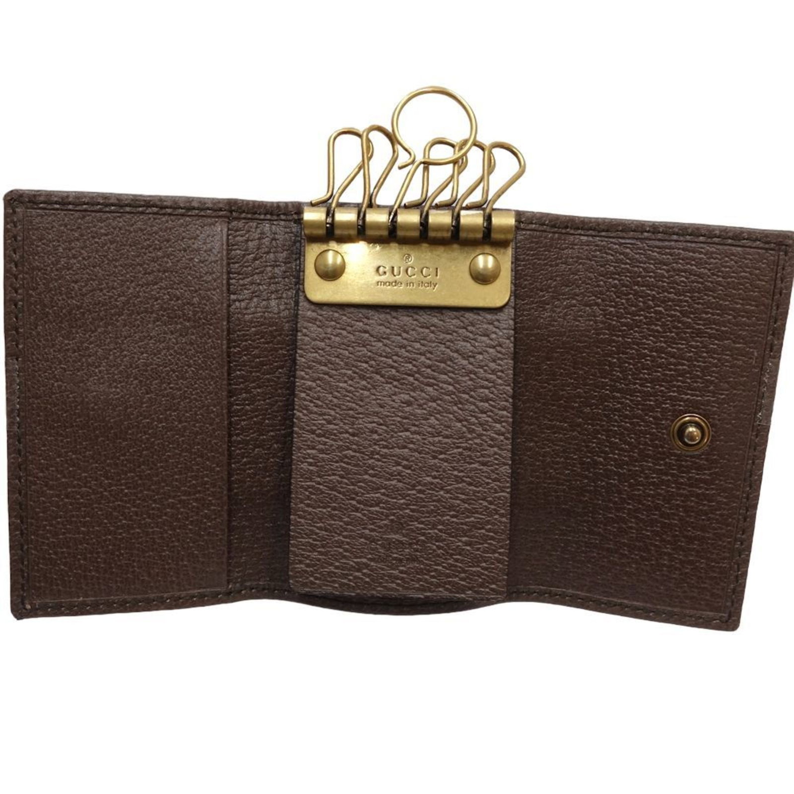 Canvas leather keycase by Gucci - 6