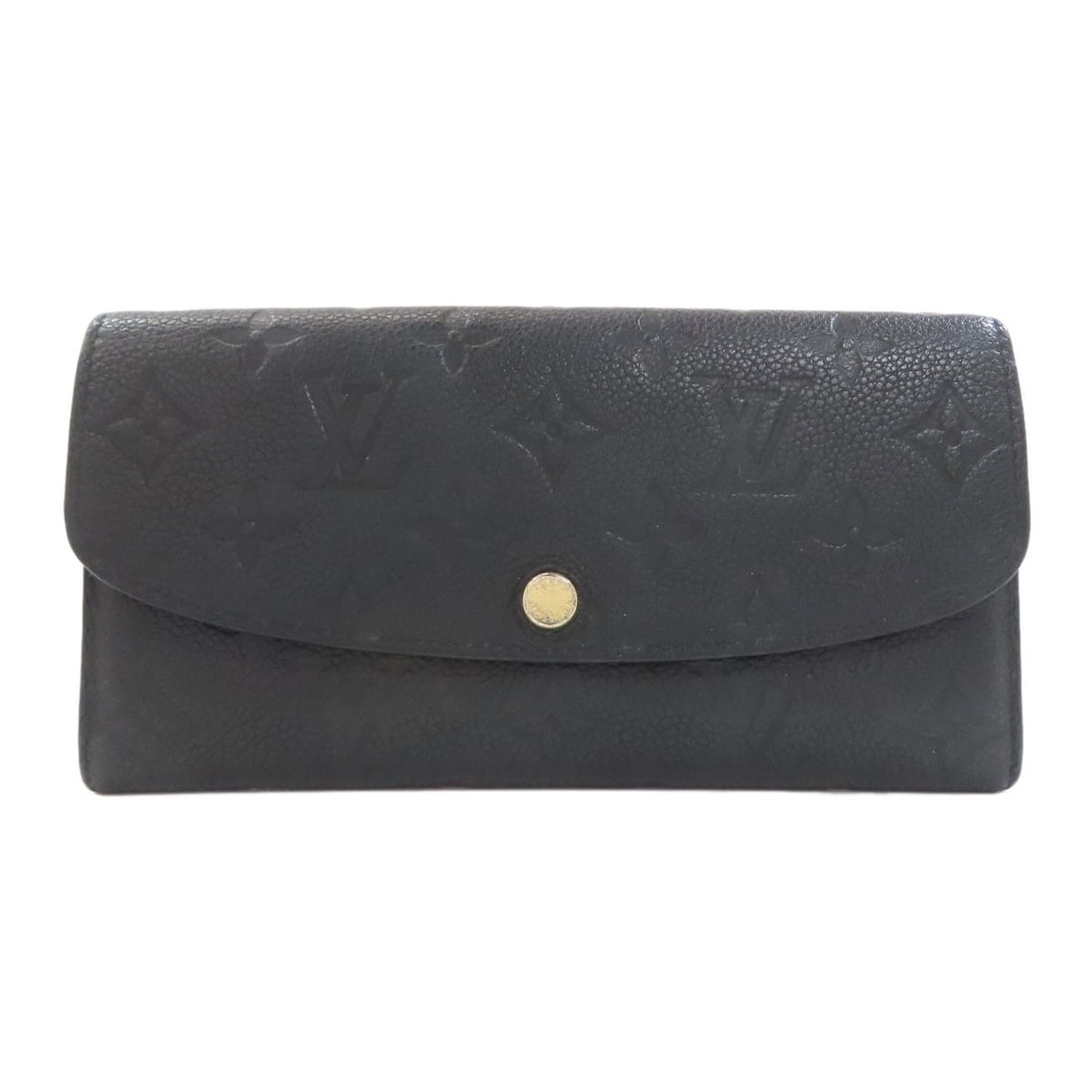 Louis Vuitton M62369 Portefeiulle Emily Long Wallet (With Coin: Louis Vuitton M62369 Portefeiulle Emily Long Wallet (With Coin The Louis Vuitton M62369 Portefeiulle Emily Long Wallet features a sleek black Empreinte material and a signature that bears a mark of