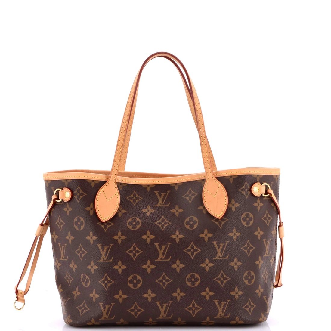 Louis Vuitton Neverfull NM Tote Monogram Canvas PM: Louis Vuitton Neverfull NM Tote Monogram Canvas PM Brown Louis Vuitton Neverfull NM Tote Monogram Canvas PM, featuring a classic PM design with a canvas coated exterior and pink interior. The item