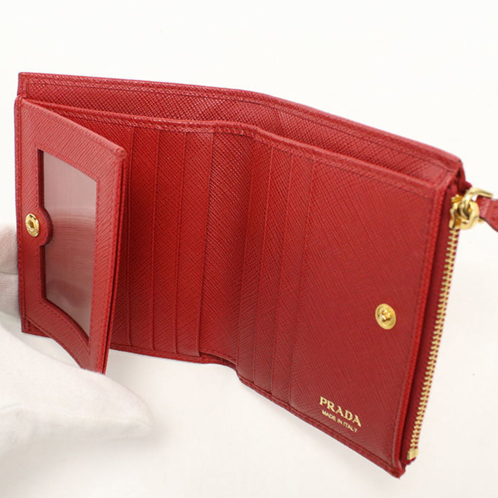 Bi fold leather wallet - 5