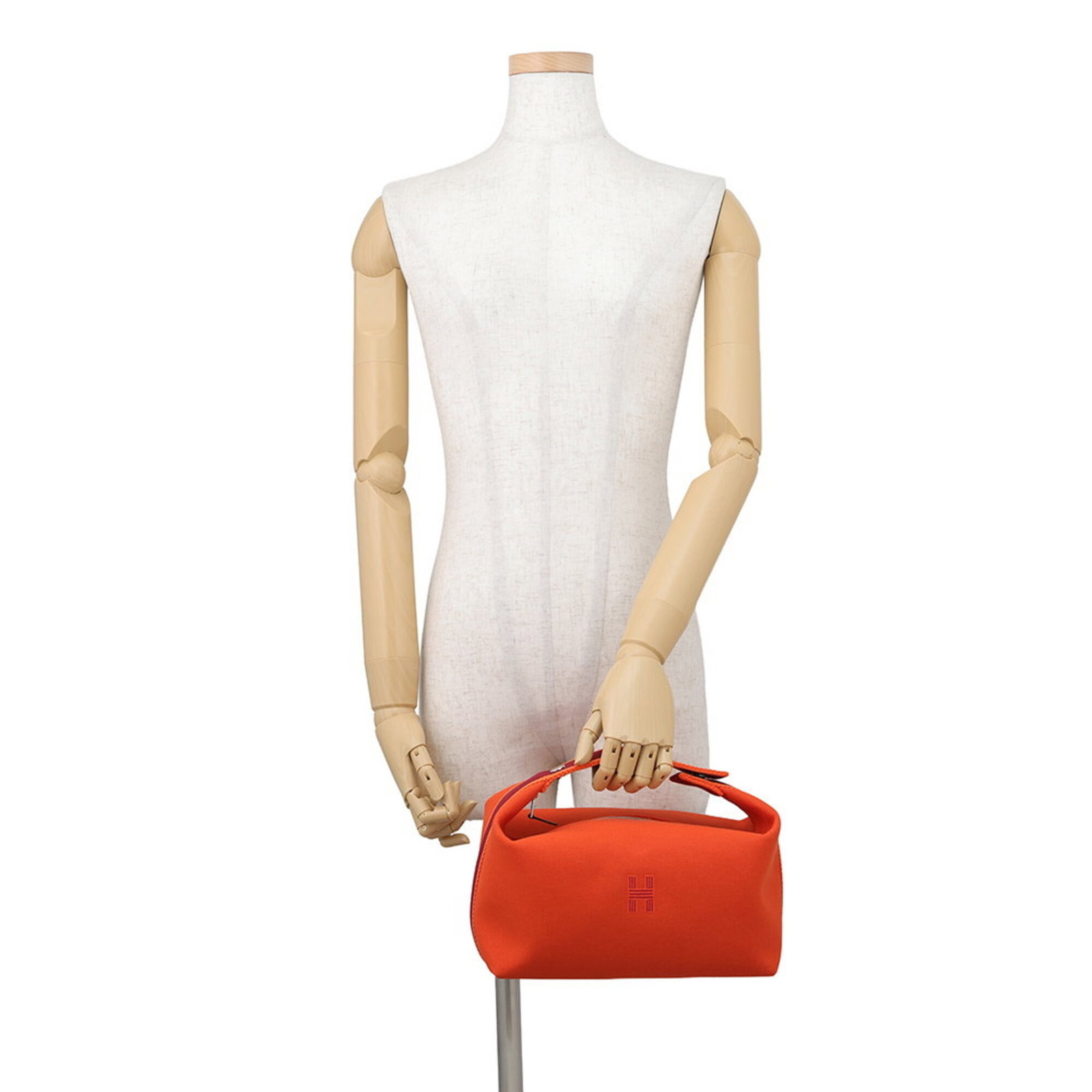 Handbag Canvas Pouch Hermes - 4