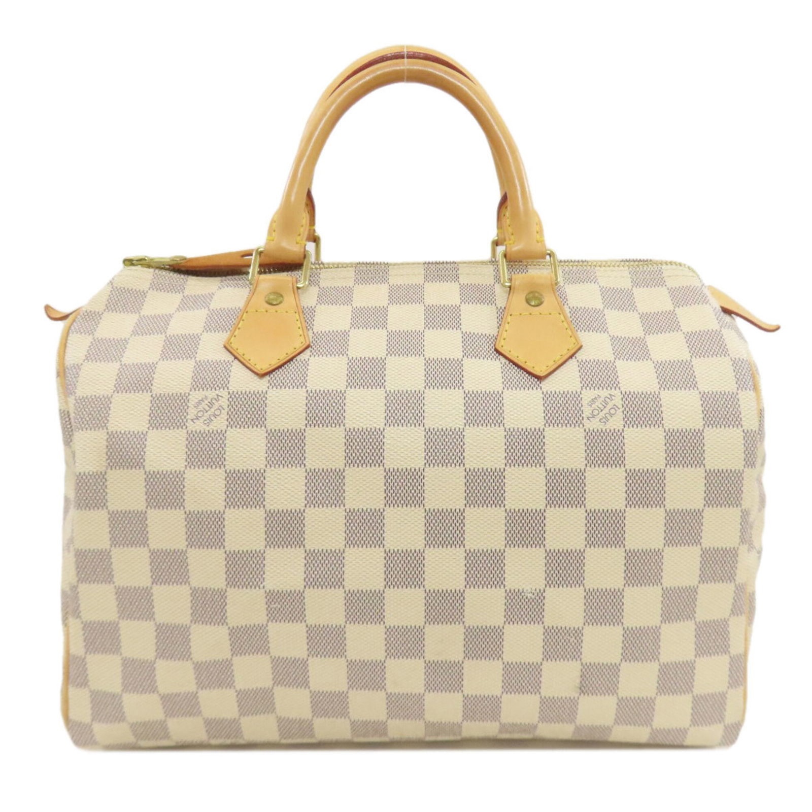 Damier Canvas Handbag Louis Vuitton: Damier Canvas Handbag Louis Vuitton Damier Azur Damier Canvas Handbag. Made from high-quality Damier Canvas, this iconic Louis Vuitton handbag features a timeless design. With its classic size and