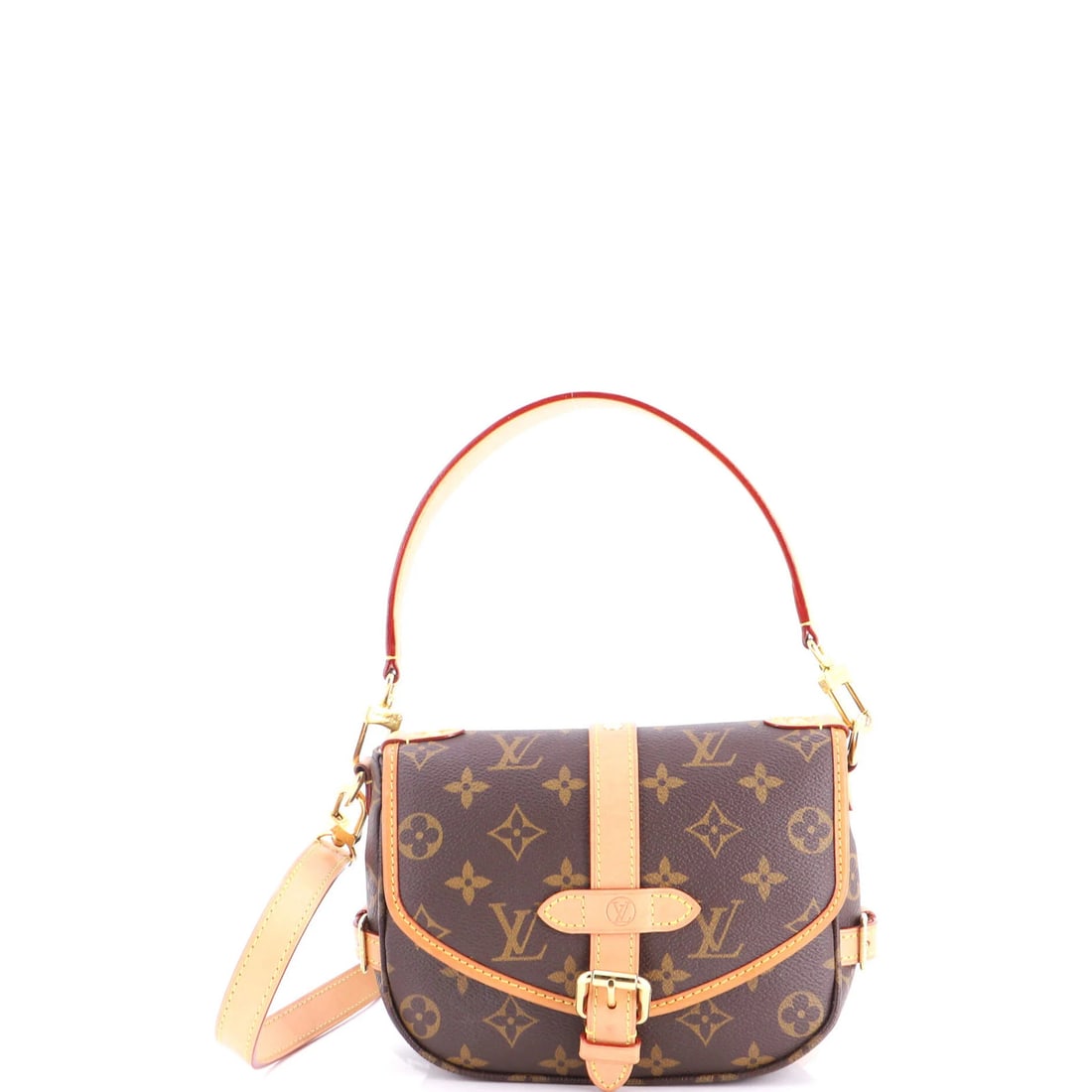 Saumur Canvas Monogram Handbag Louis Vuitton: Saumur Canvas Monogram Handbag Louis Vuitton Brown Saumur Canvas Monogram Cross Body Bag with Gold Hardware. This Louis Vuitton Saumur Handbag features a classic cross body design with a brown canvas 
