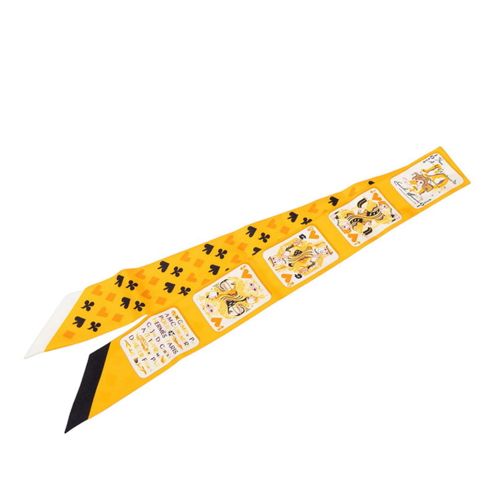 Silk Hermes Scarf: Silk Hermes Scarf Silk from the renowned French fashion house, this yellow Hermes scarf boasts a vibrant and sunny hue. Made from high-quality silk, its compact size makes it a stylish accessory for