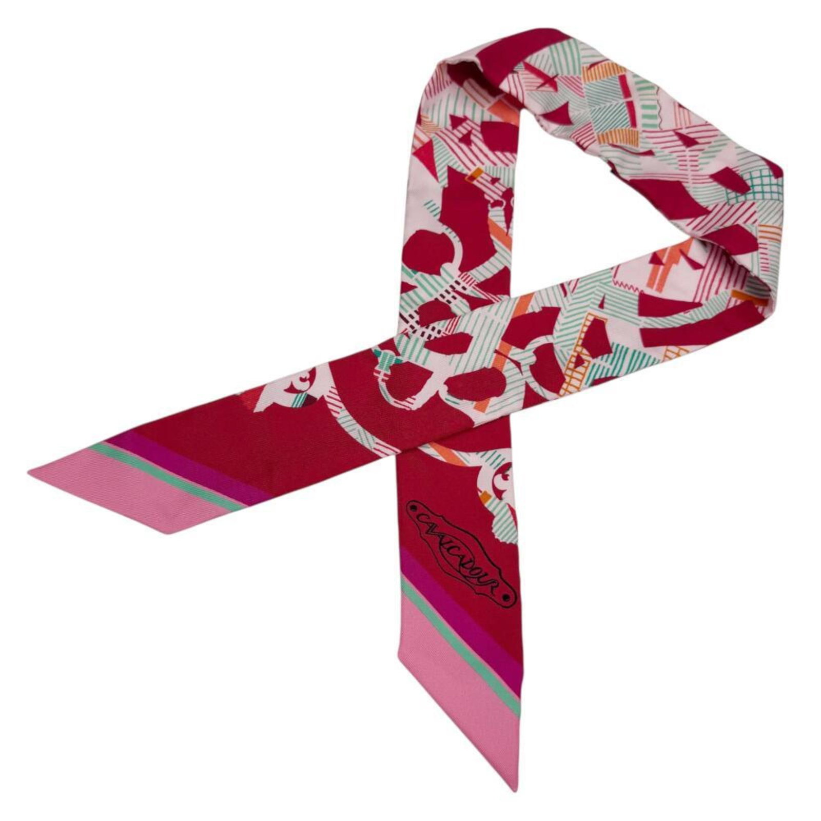 Silk Hermes Scarf - 5