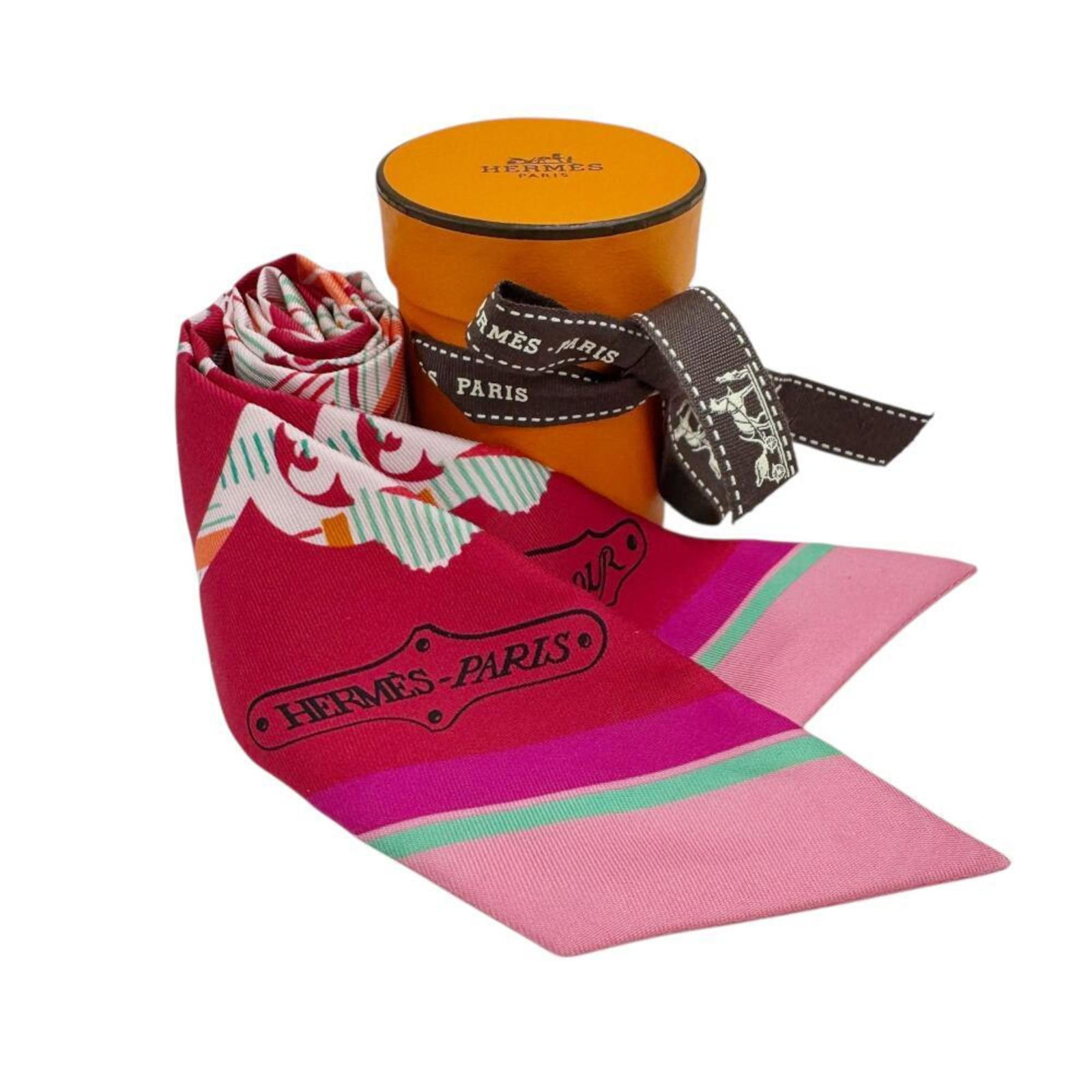 Silk Hermes Scarf - 6