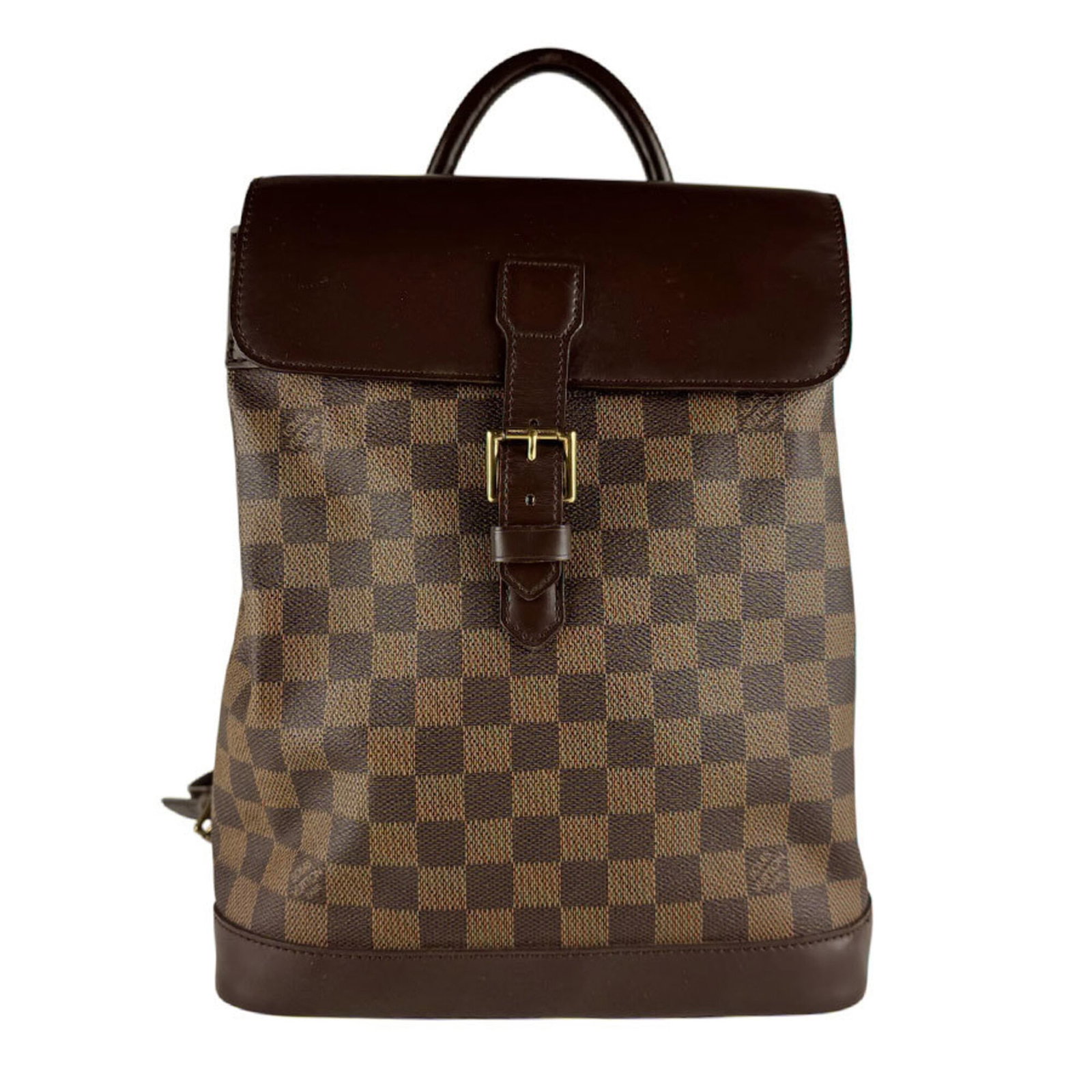 Backpack Damier Canvas by Louis Vuitton: Backpack Damier Canvas by Louis Vuitton Damier Canvas by Louis Vuitton is a high-quality backpack made from authentic Damier Canvas material, characteristic of the brand's signature style. Measuring