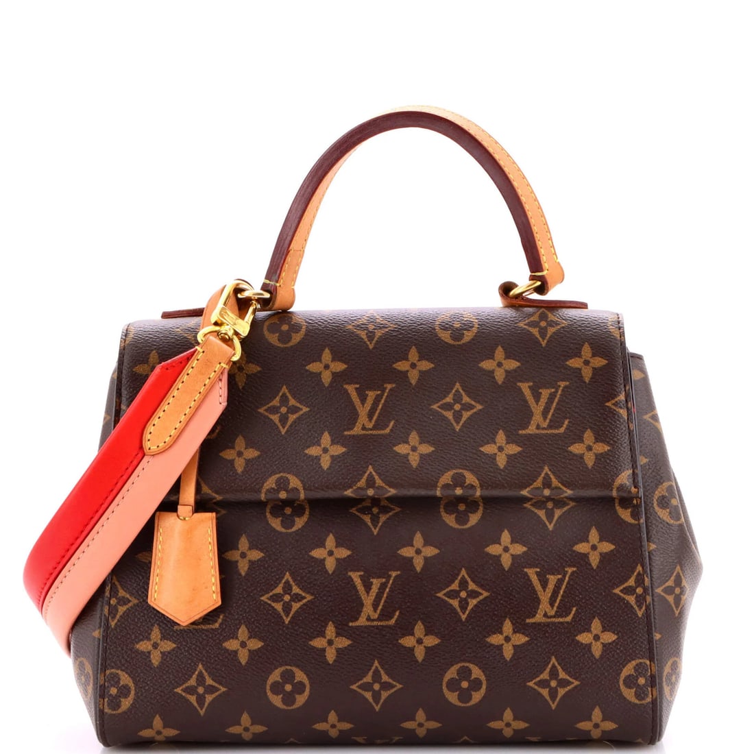 Canvas Monogram Bag Top Handle Cluny Louis Vuitton: Canvas Monogram Bag Top Handle Cluny Louis Vuitton Canvas Monogram Bag Top Handle Cluny Louis Vuitton - A Timeless Brown Classic. This iconic Cluny top handle bag features a rich brown canvas