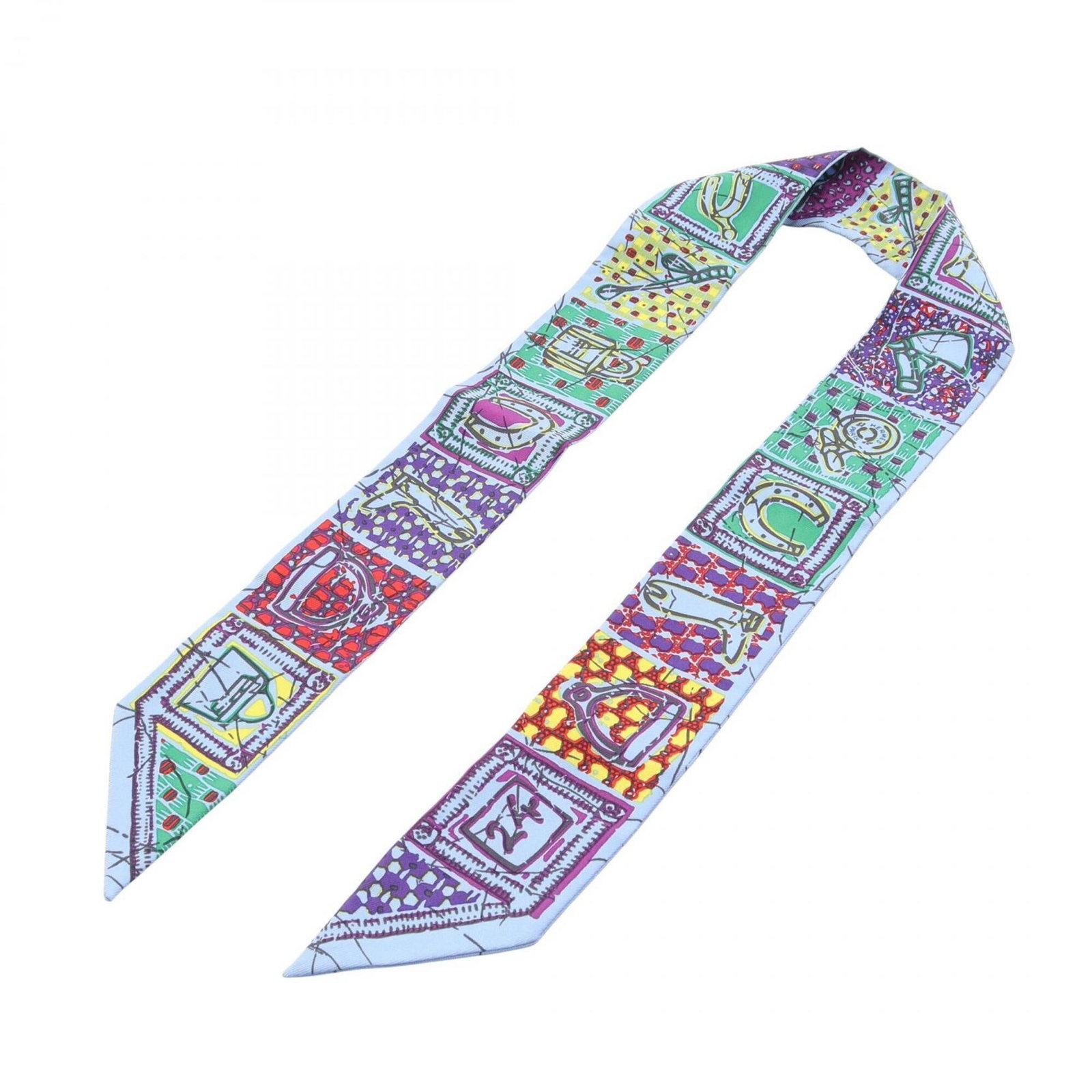 Silk Hermes Scarf - 3