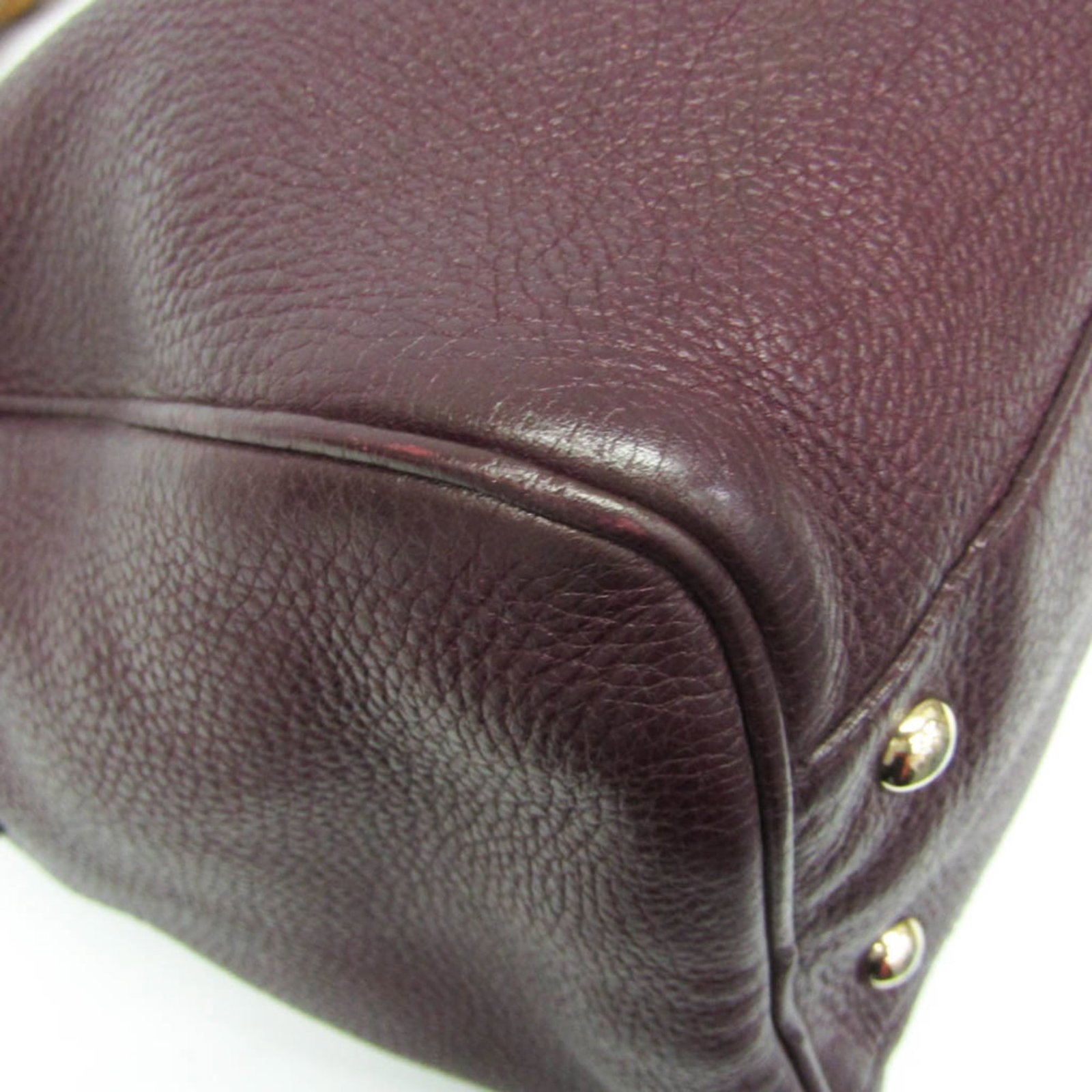 Handbag Leather Gucci - 4