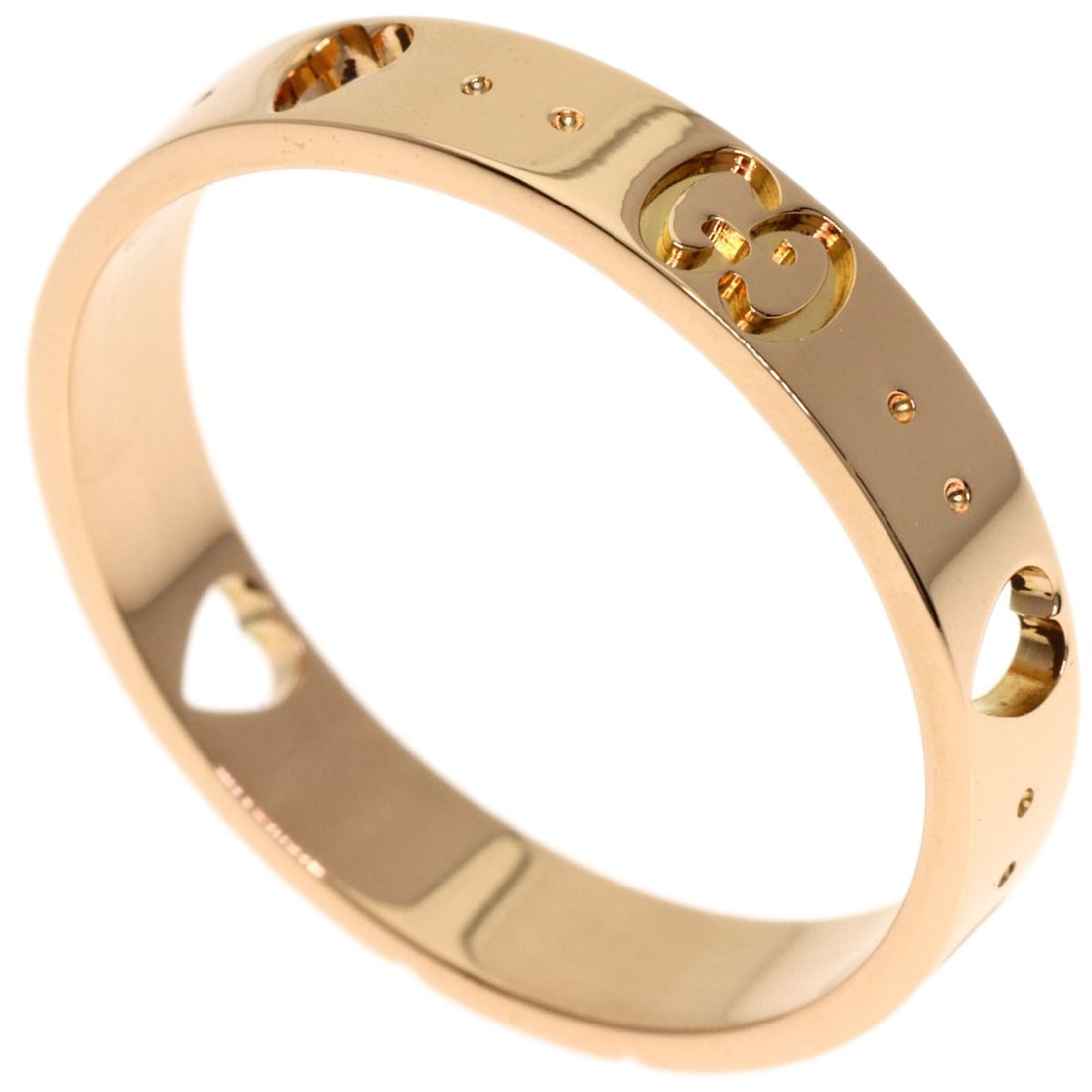 Gucci Icon Amor #21 Ring K18 Pink Gold (1 of 6)