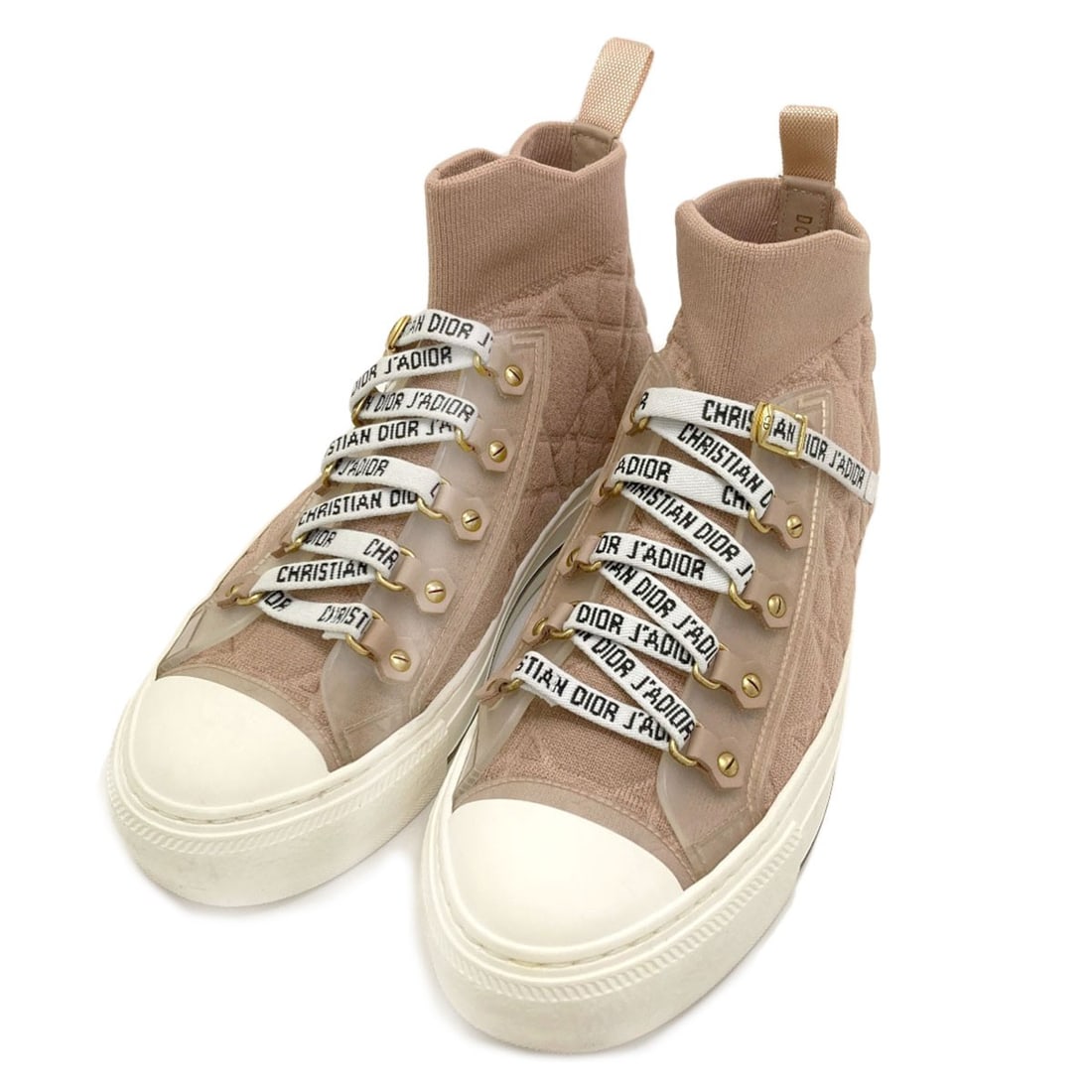 Canvas Christian Dior High Top Shoes Sneakers Walkin Dior (1 of 9)