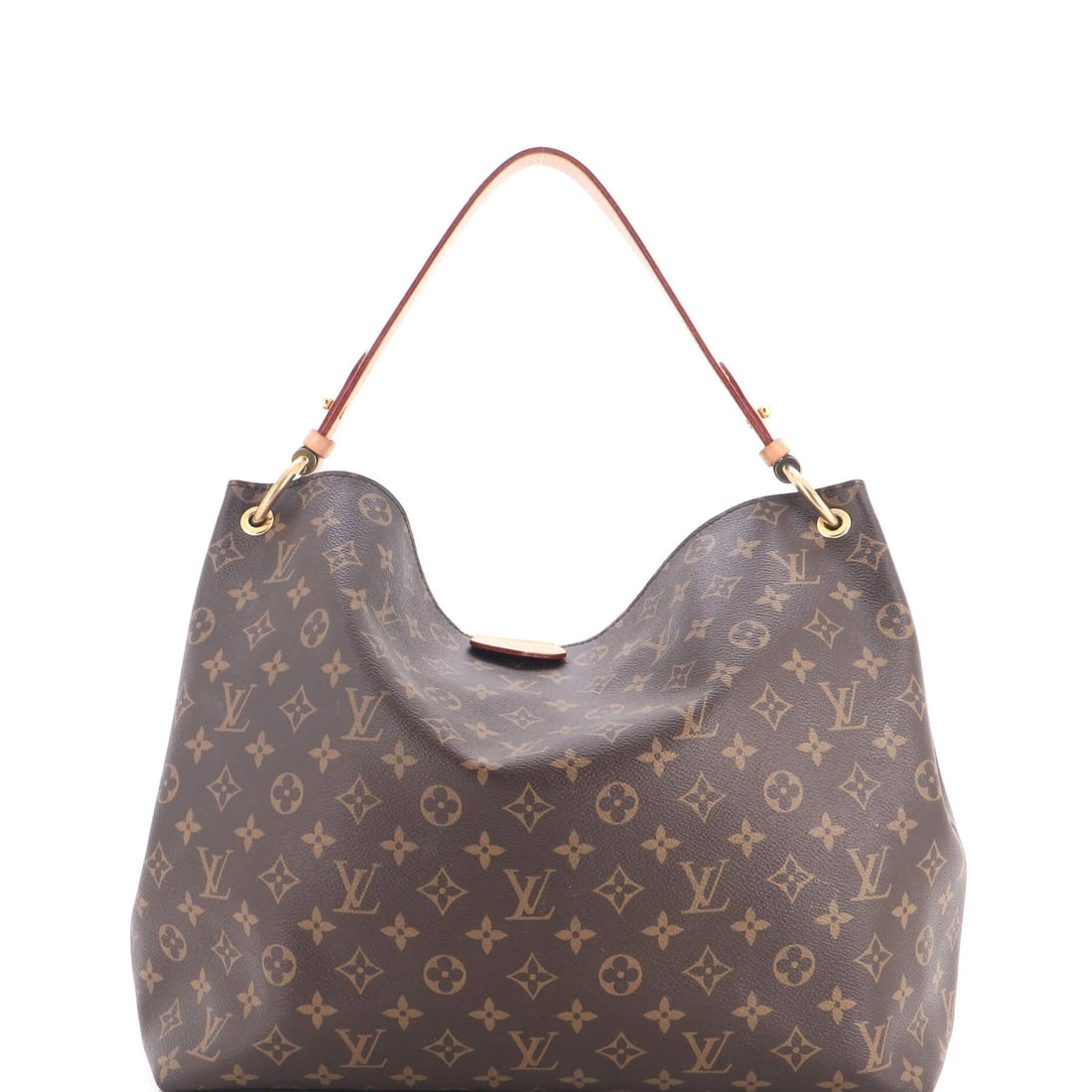 Canvas Monogram Handbag MM Vuitton Louis: Canvas Monogram Handbag MM Vuitton Louis Canvas Monogram Handbag MM Vuitton Louis. This Louis Vuitton MM handbag features a classic canvas exterior with a timeless monogram pattern, brown color, and