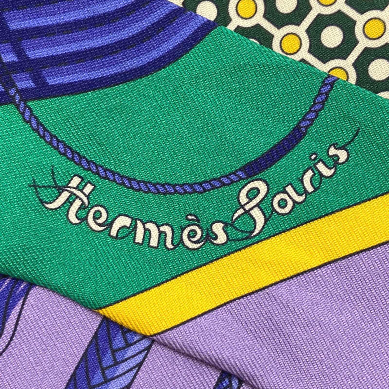 Silk Hermes Scarf - 3