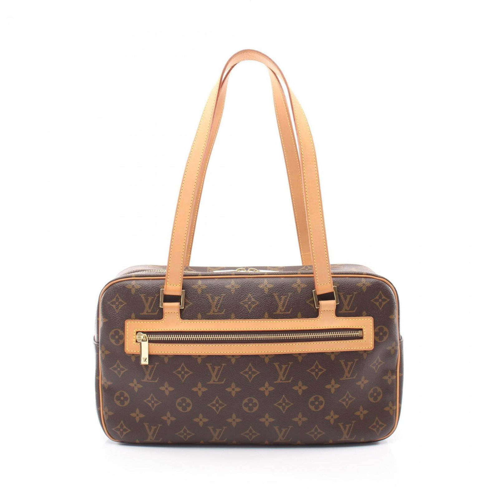 Shoulder Bag Coated Leather Louis Vuitton Handbag: Shoulder Bag Coated Leather Louis Vuitton Handbag Coated canvas and leather combine in this classic Louis Vuitton shoulder bag, featuring a timeless brown color and precise measurements. The M51181