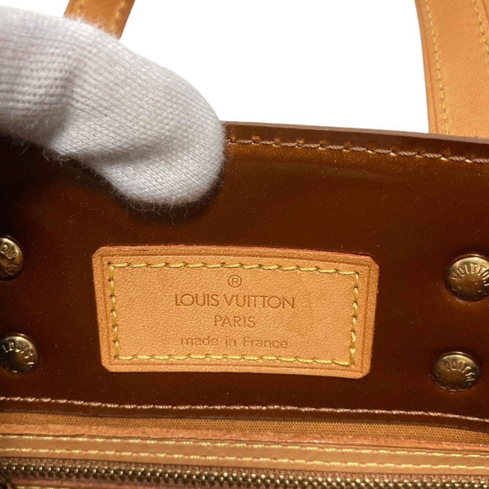 Vuitton Handbag Monogram Vernis Louis - 6