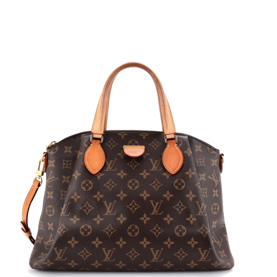 Handbag Monogram Canvas Rivoli Louis Vuitton: Handbag Monogram Canvas Rivoli Louis Vuitton Brown Louis Vuitton Rivoli Handbag Monogram Canvas PM Satchel. Features a classic Rivoli design with a canvas exterior and gold hardware. Showcases a